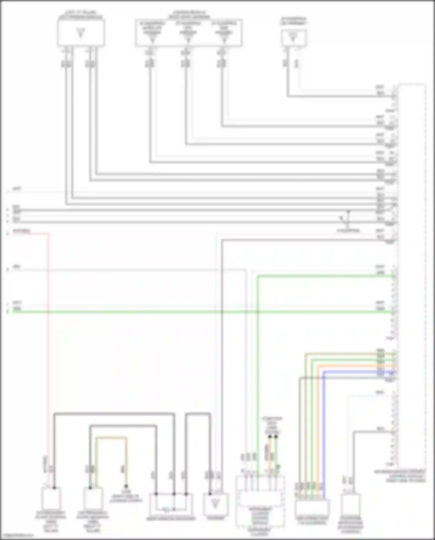 Jetta Volkswagen VII (2018-2021): Navigation circuit, w/ amplifier (4 of 4)
