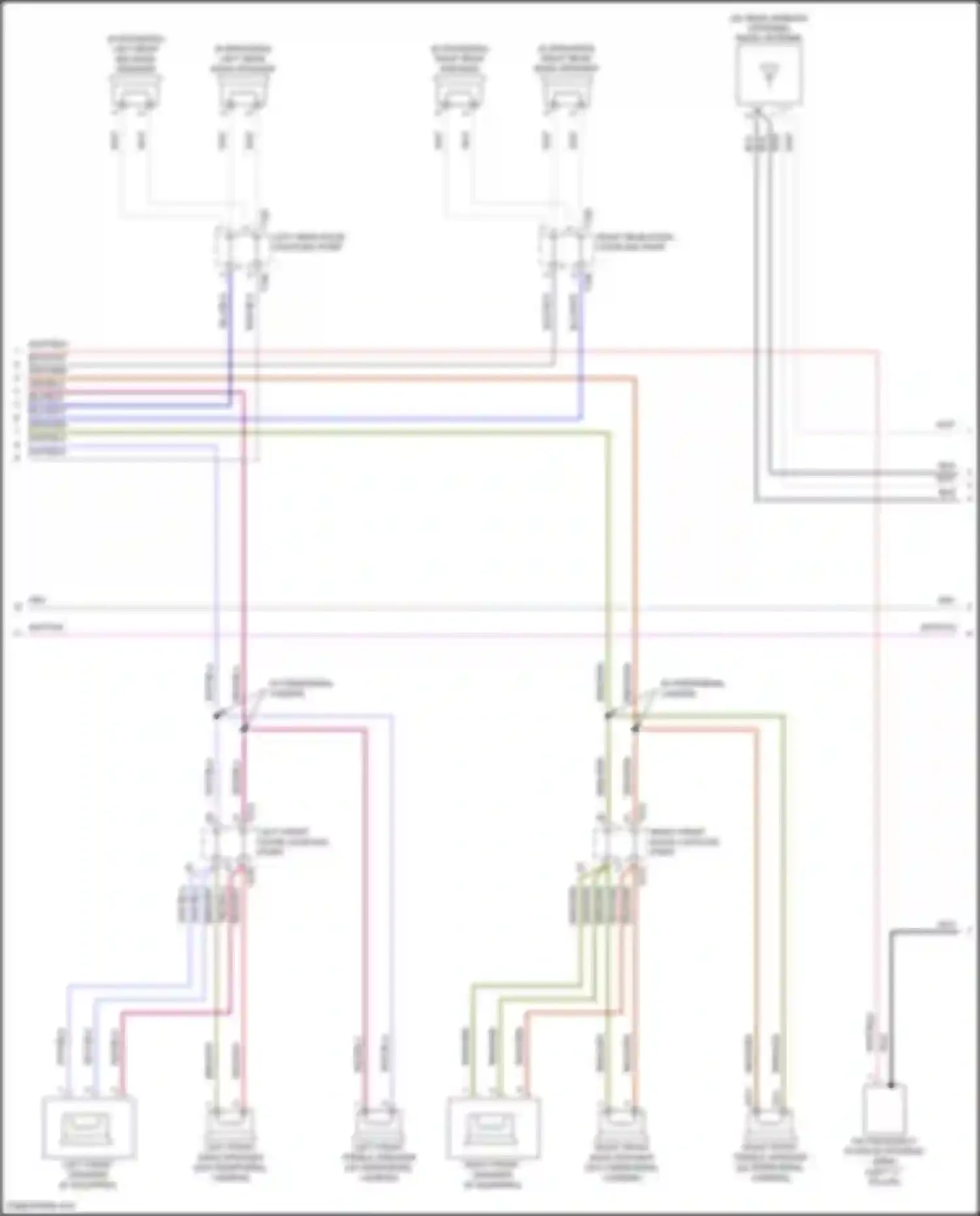 Jetta Volkswagen VII (2018-2021): Navigation circuit, w/o amplifier (2 of 3)