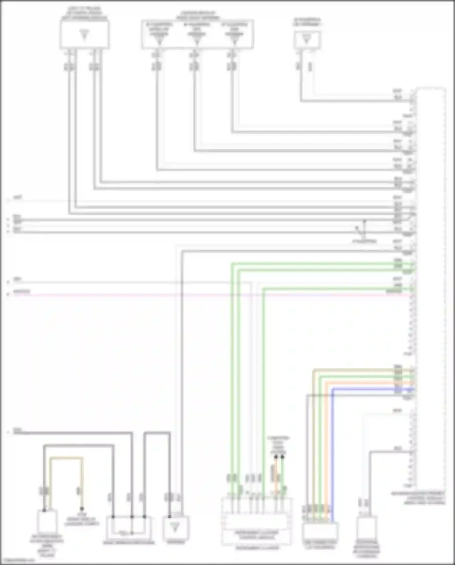 Jetta Volkswagen VII (2018-2021): Navigation circuit, w/o amplifier (3 of 3)