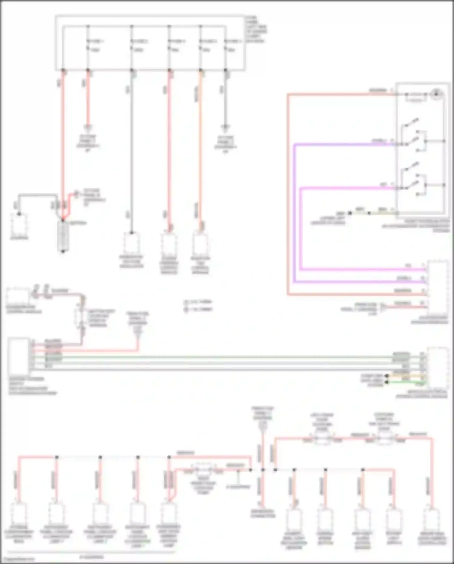 Jetta Volkswagen VII (2018-2021): Power distribution circuit (1 of 6)