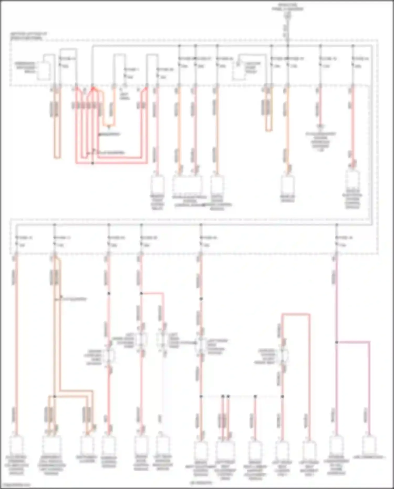 Jetta Volkswagen VII (2018-2021): Power distribution circuit (4 of 6)