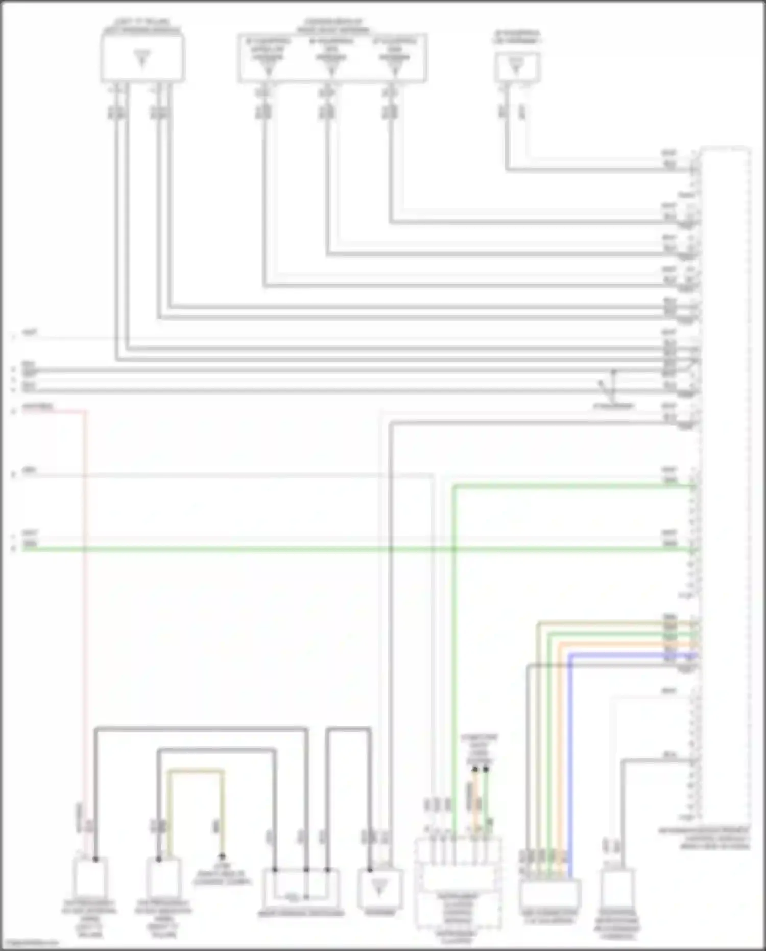 Jetta Volkswagen VII (2018-2021): Radio circuit, w/ amplifier (4 of 4)