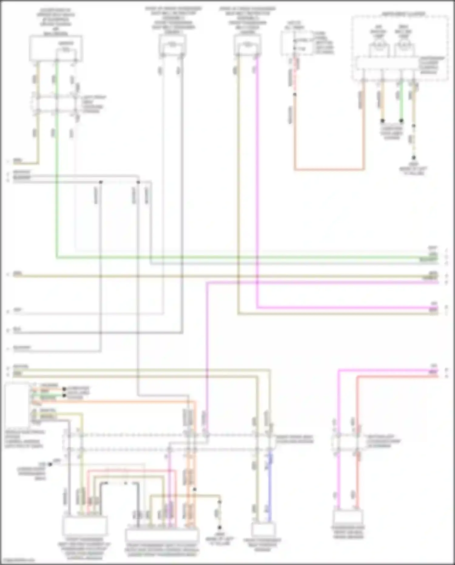 Jetta Volkswagen VII (2018-2021): Supplemental restraints circuit (2 of 3)