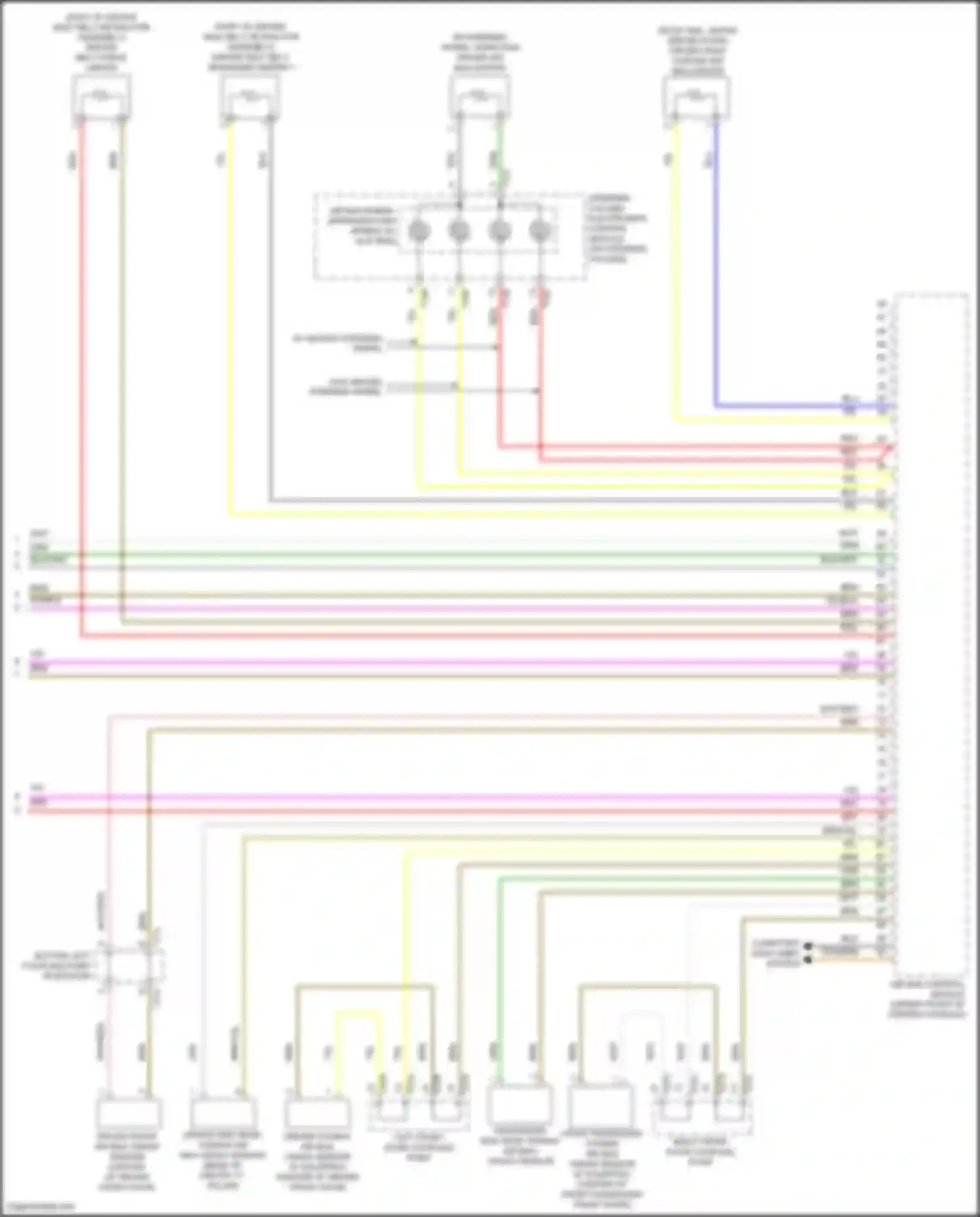 Jetta Volkswagen VII (2018-2021): Supplemental restraints circuit (3 of 3)