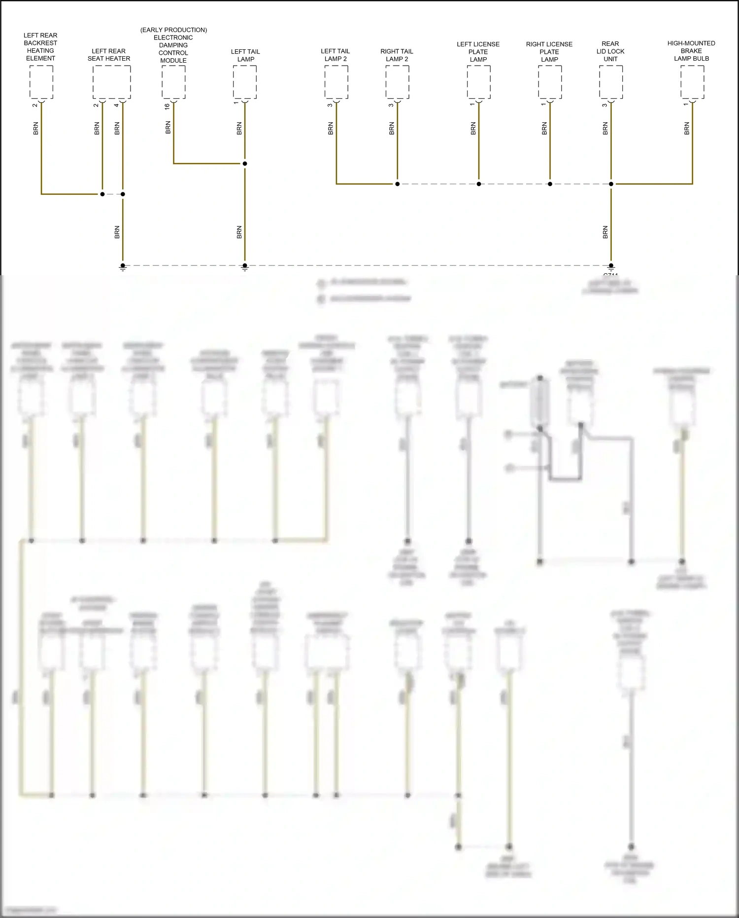 Volkswagen Jetta VII (2018-2021) access/ start system interface wiring diagram  (2 of 3)