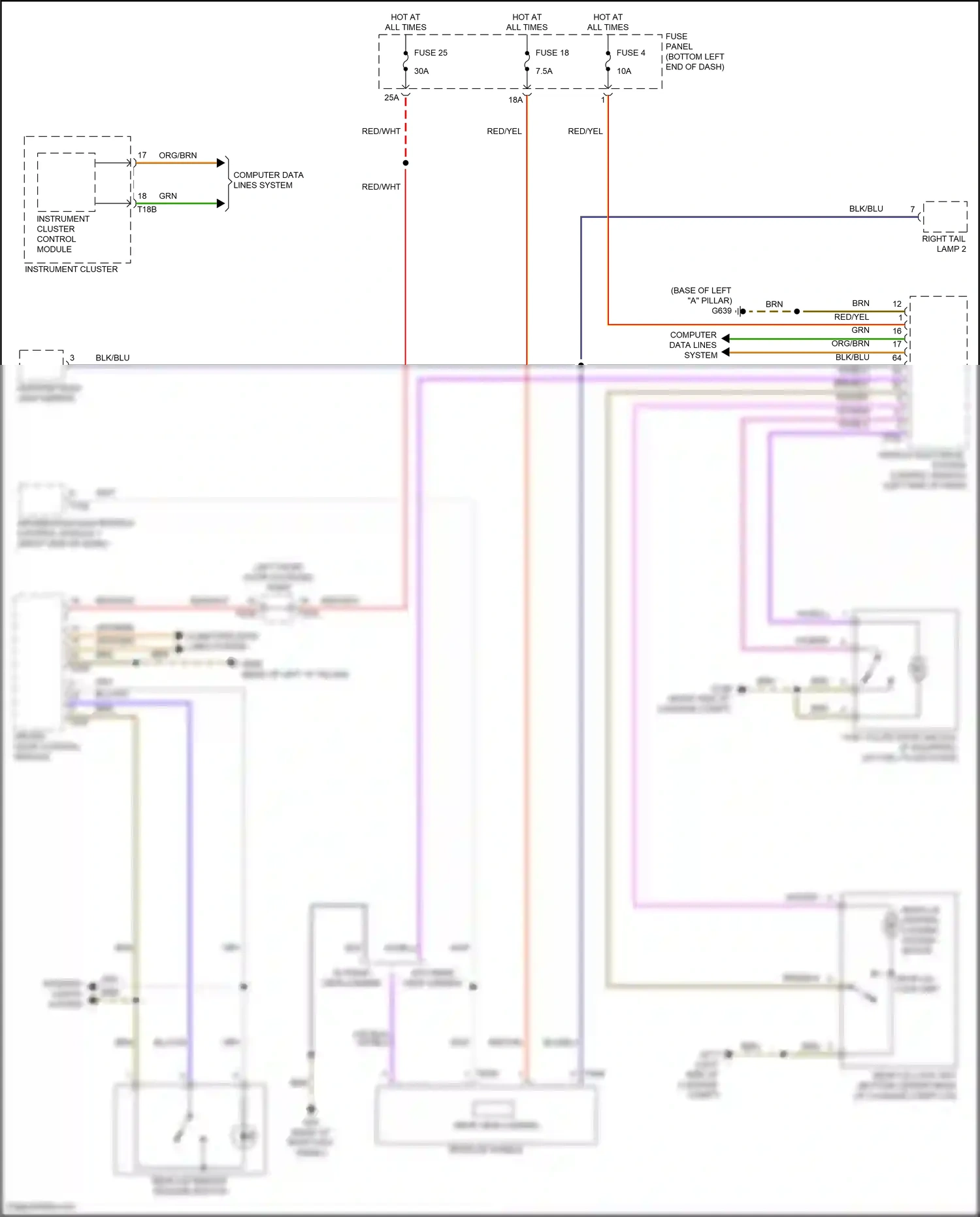 Volkswagen Jetta VII (2018-2021) computer data lines system wiring diagram  (30 of 84)