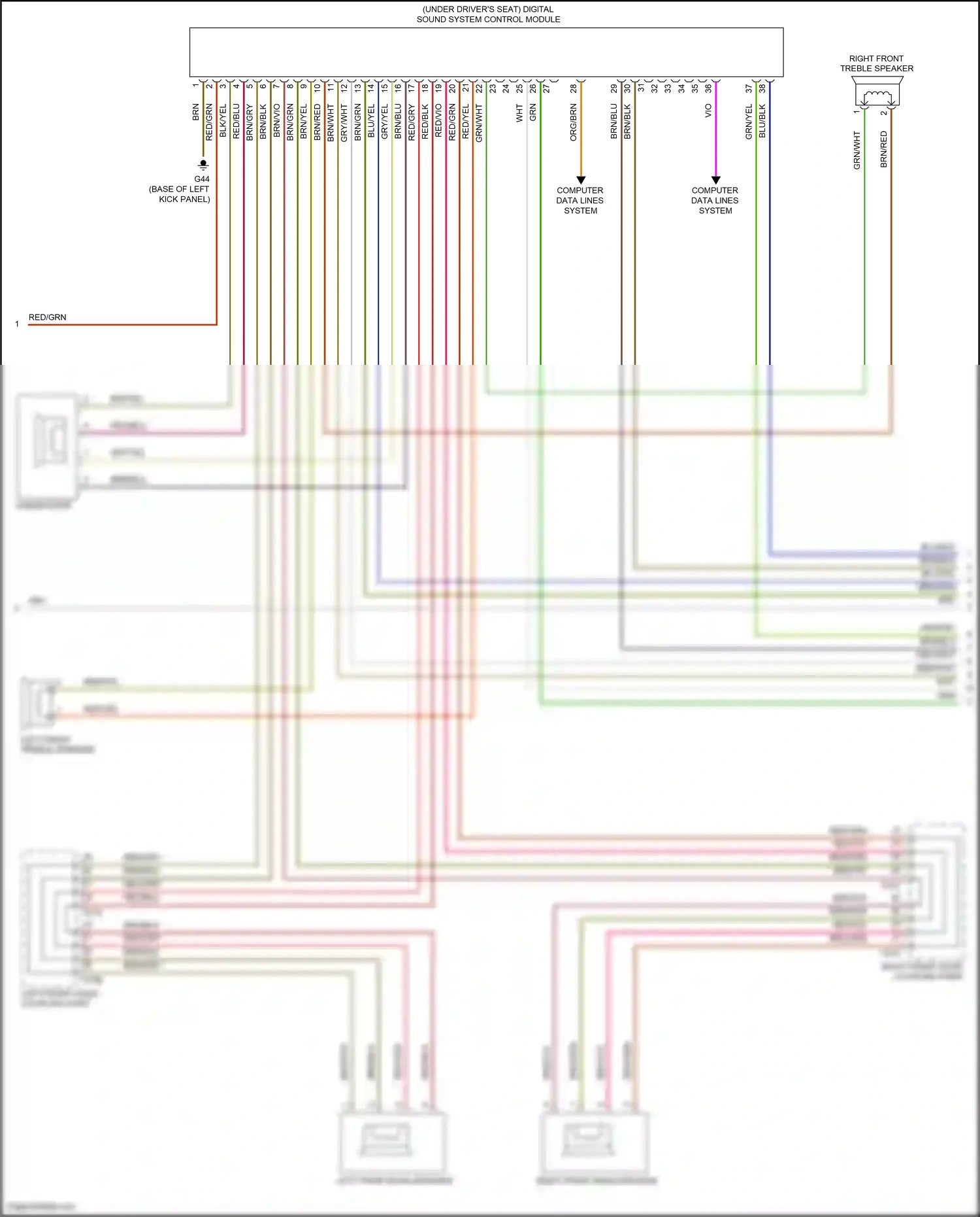 Volkswagen Jetta VII (2018-2021) computer data lines system wiring diagram  (6 of 84)