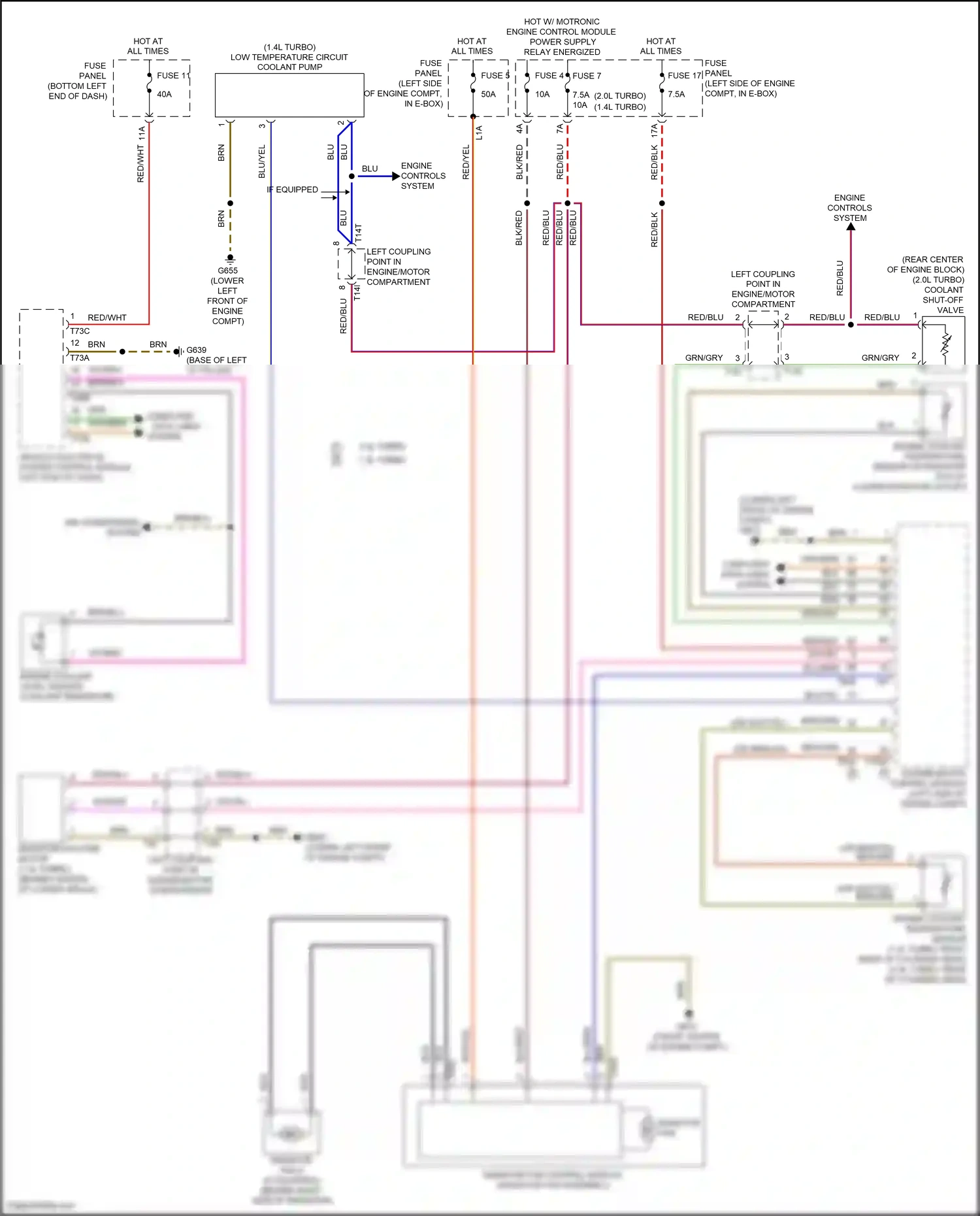Volkswagen Jetta VII (2018-2021) computer data lines wiring diagram  (1 of 4)