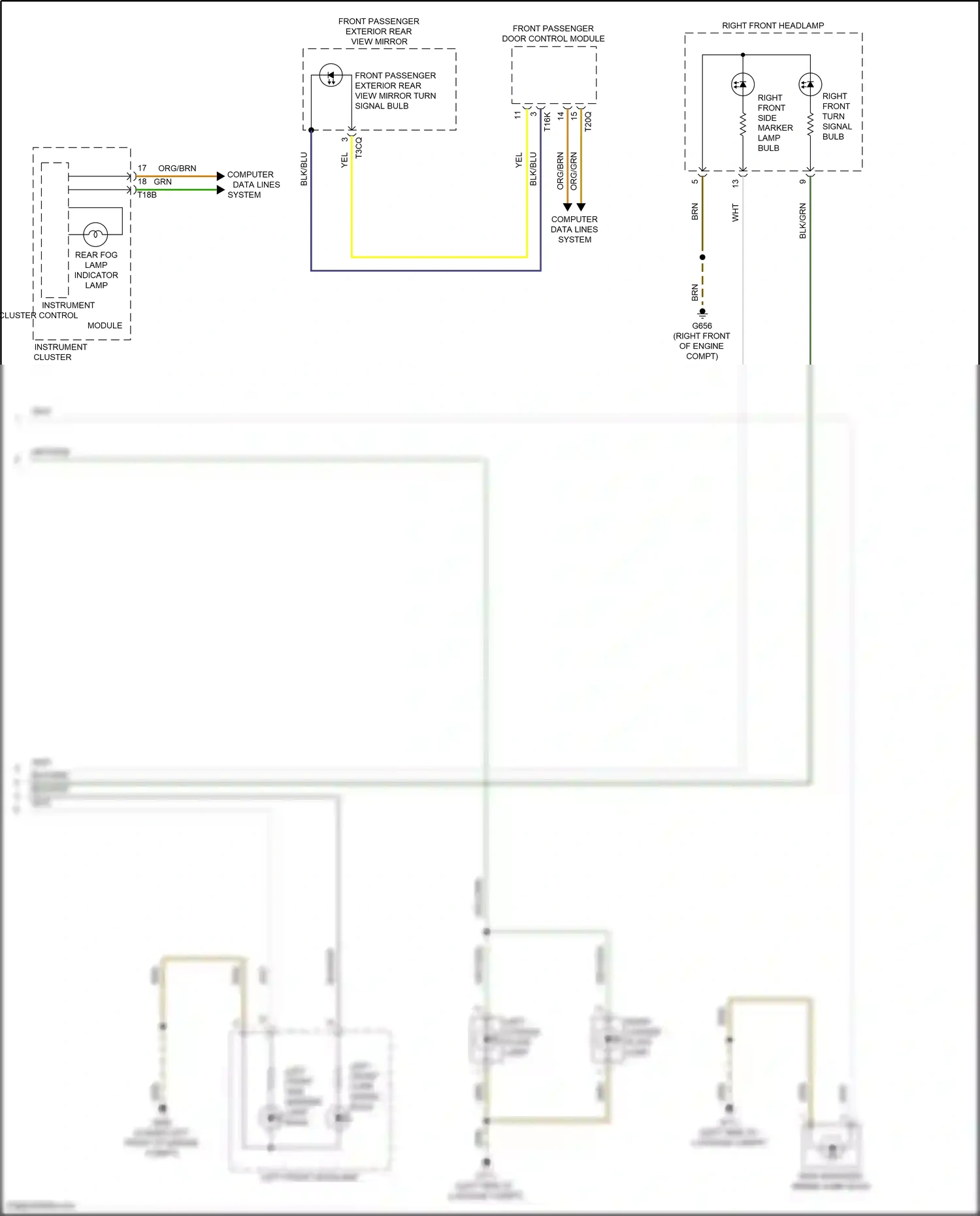 Volkswagen Jetta VII (2018-2021) computer data lines wiring diagram  (2 of 4)