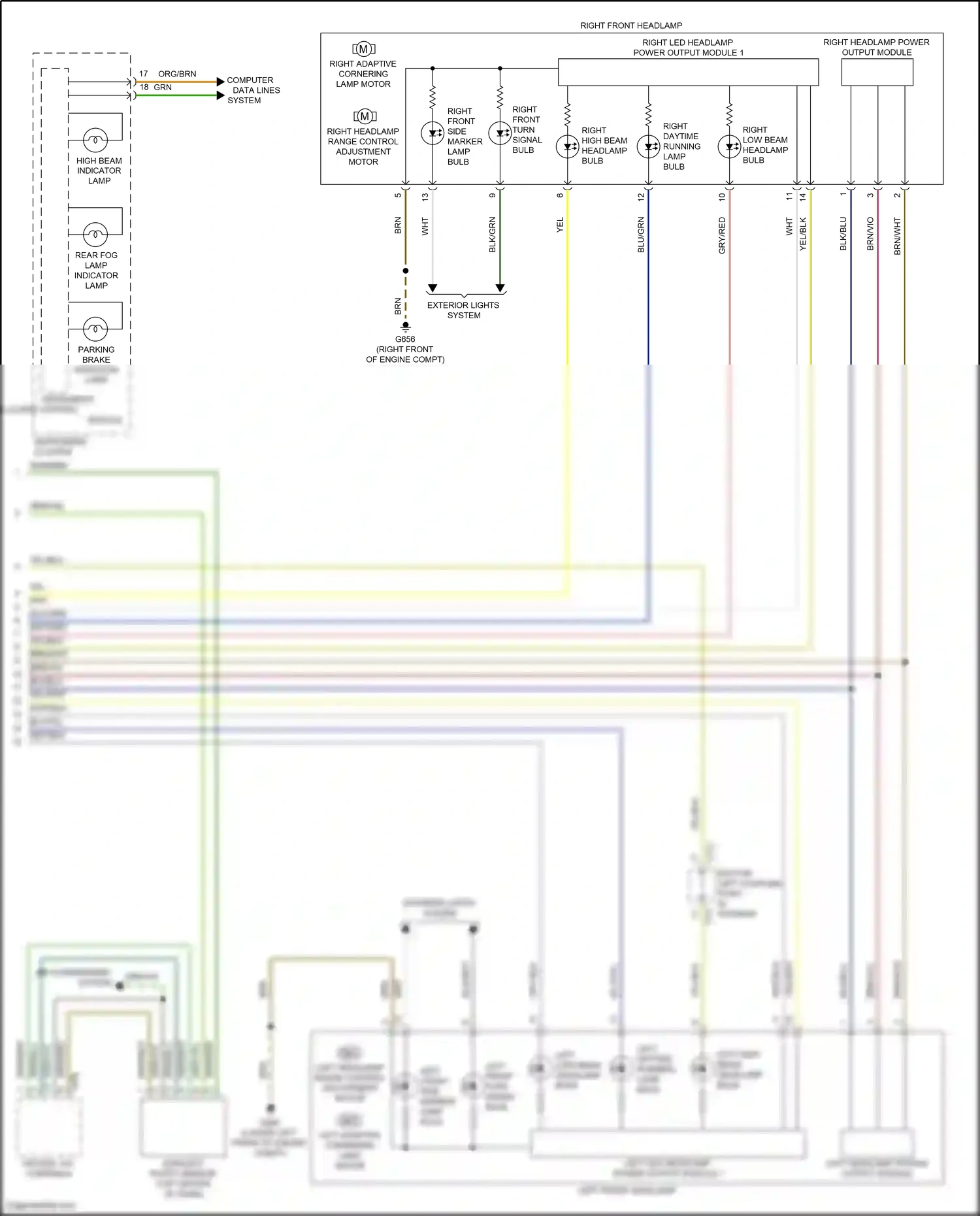 Volkswagen Jetta VII (2018-2021) computer data lines wiring diagram  (4 of 4)