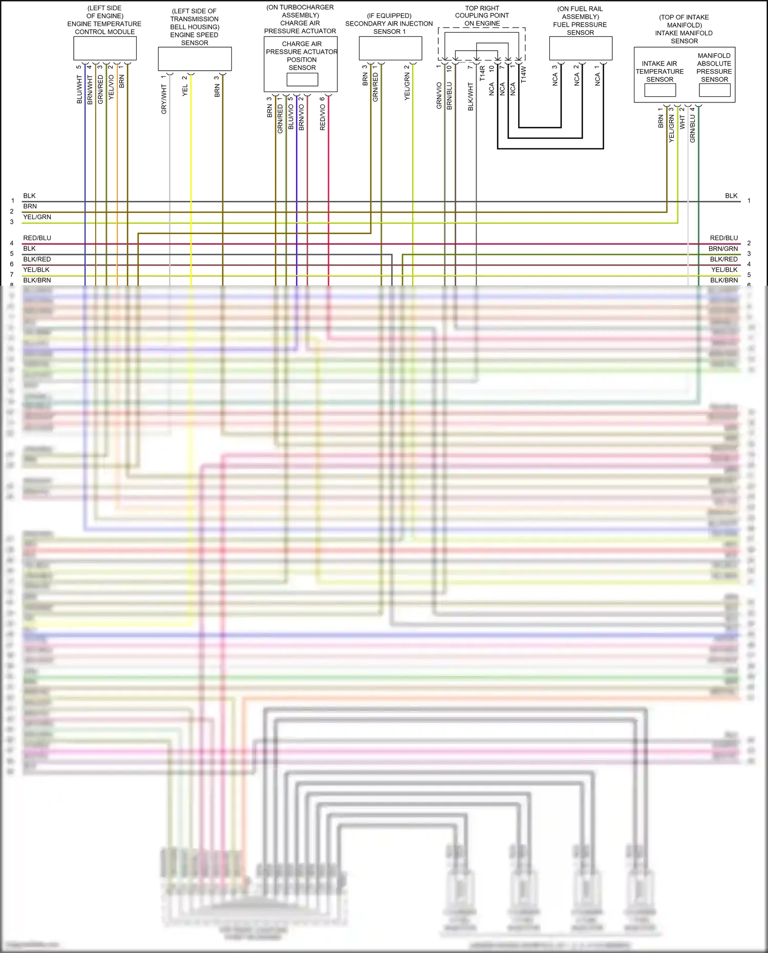Volkswagen Jetta VII (2018-2021) engine temperature control module wiring diagram  (1 of 1)