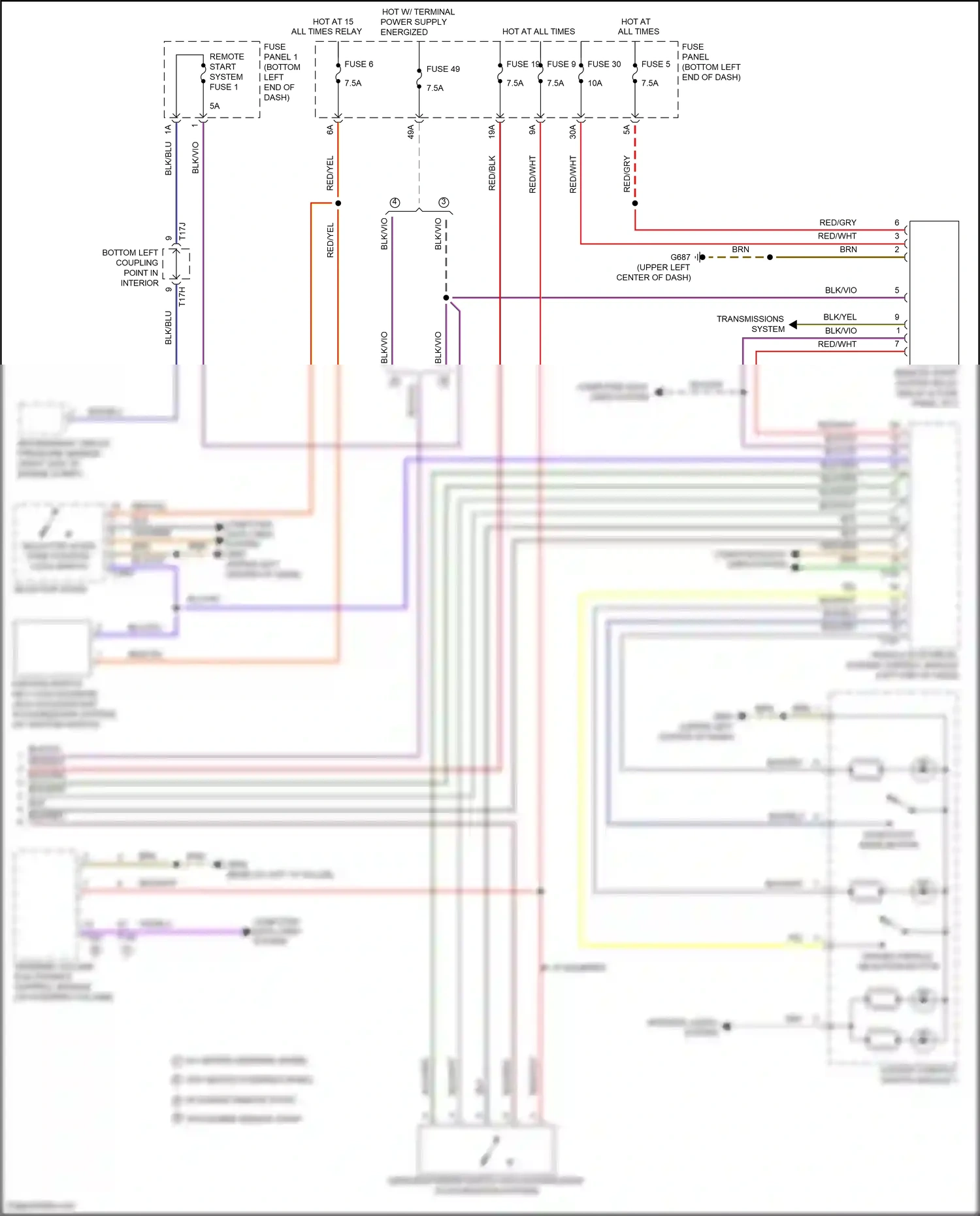 Volkswagen Jetta VII (2018-2021) steering column electronics control module wiring diagram  (9 of 14)