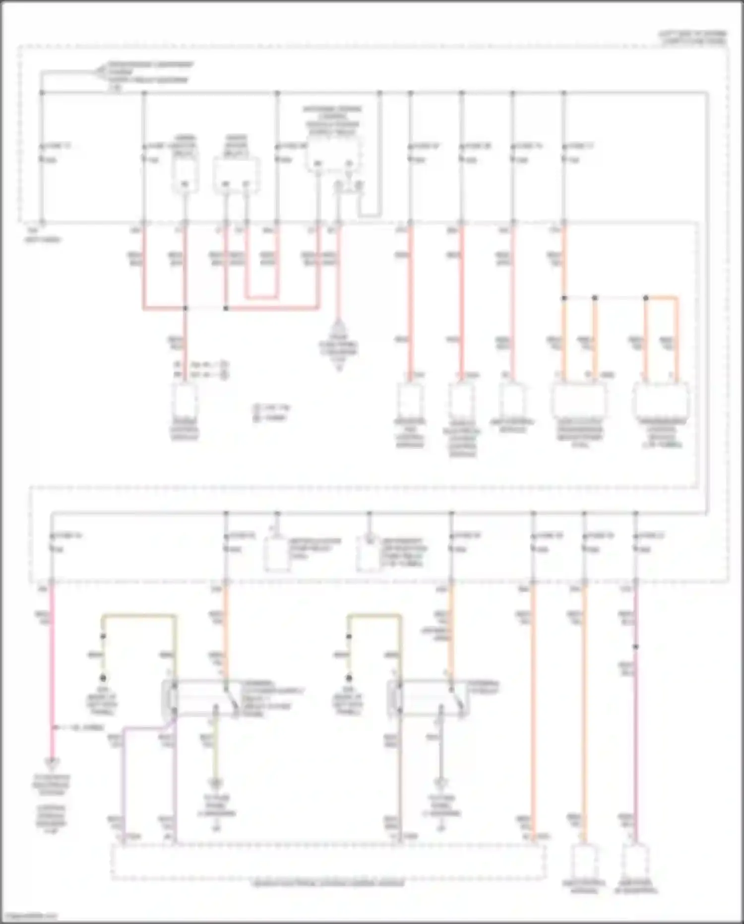 Passat (North America) Volkswagen I facelift (2015-2019): Power distribution circuit (4 of 5)