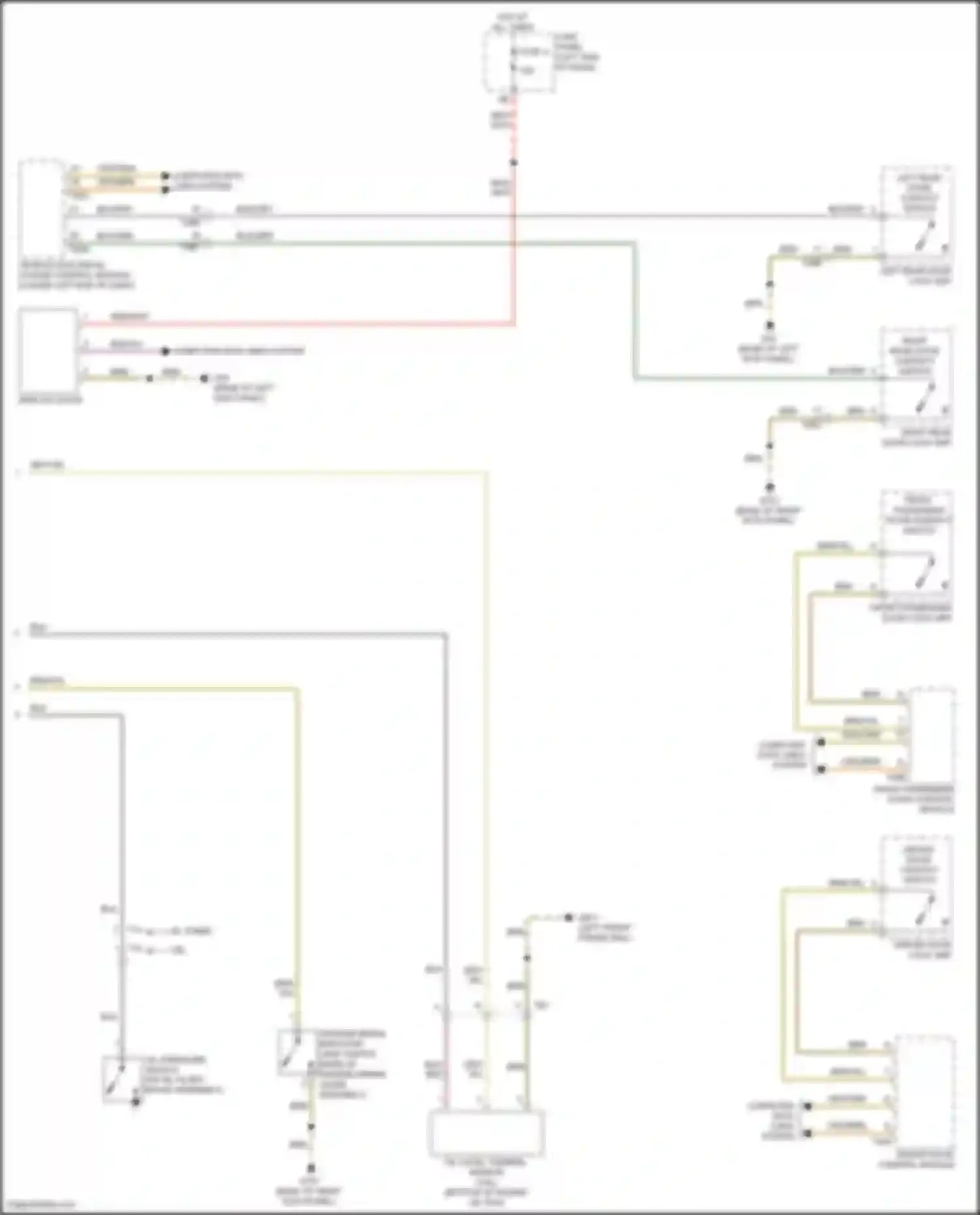 Wiring diagram computer data lines system for Volkswagen Passat (North America) I facelift (2015-2019) (38 of 73)