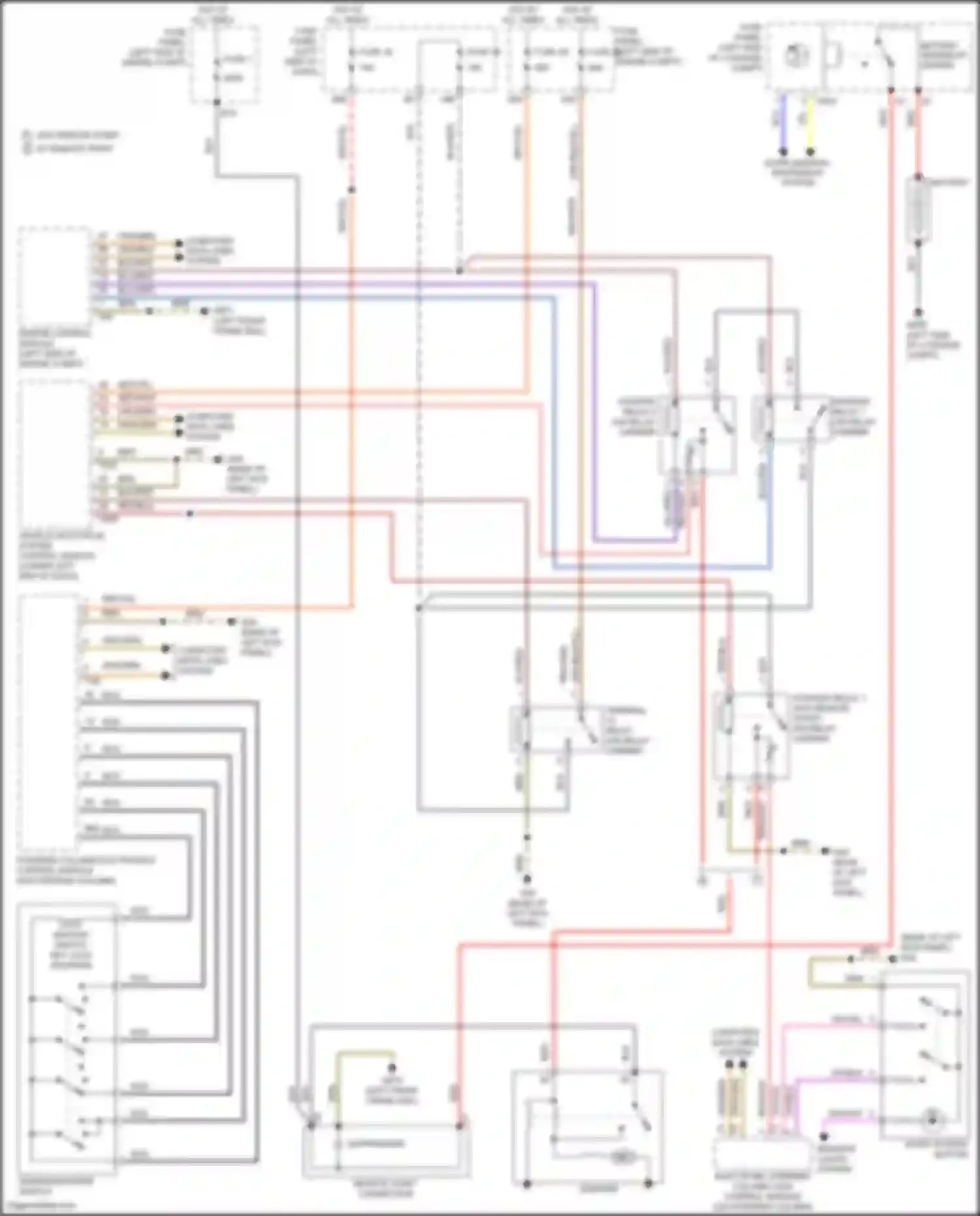 Wiring diagram computer data lines system for Volkswagen Passat (North America) I facelift (2015-2019) (73 of 73)