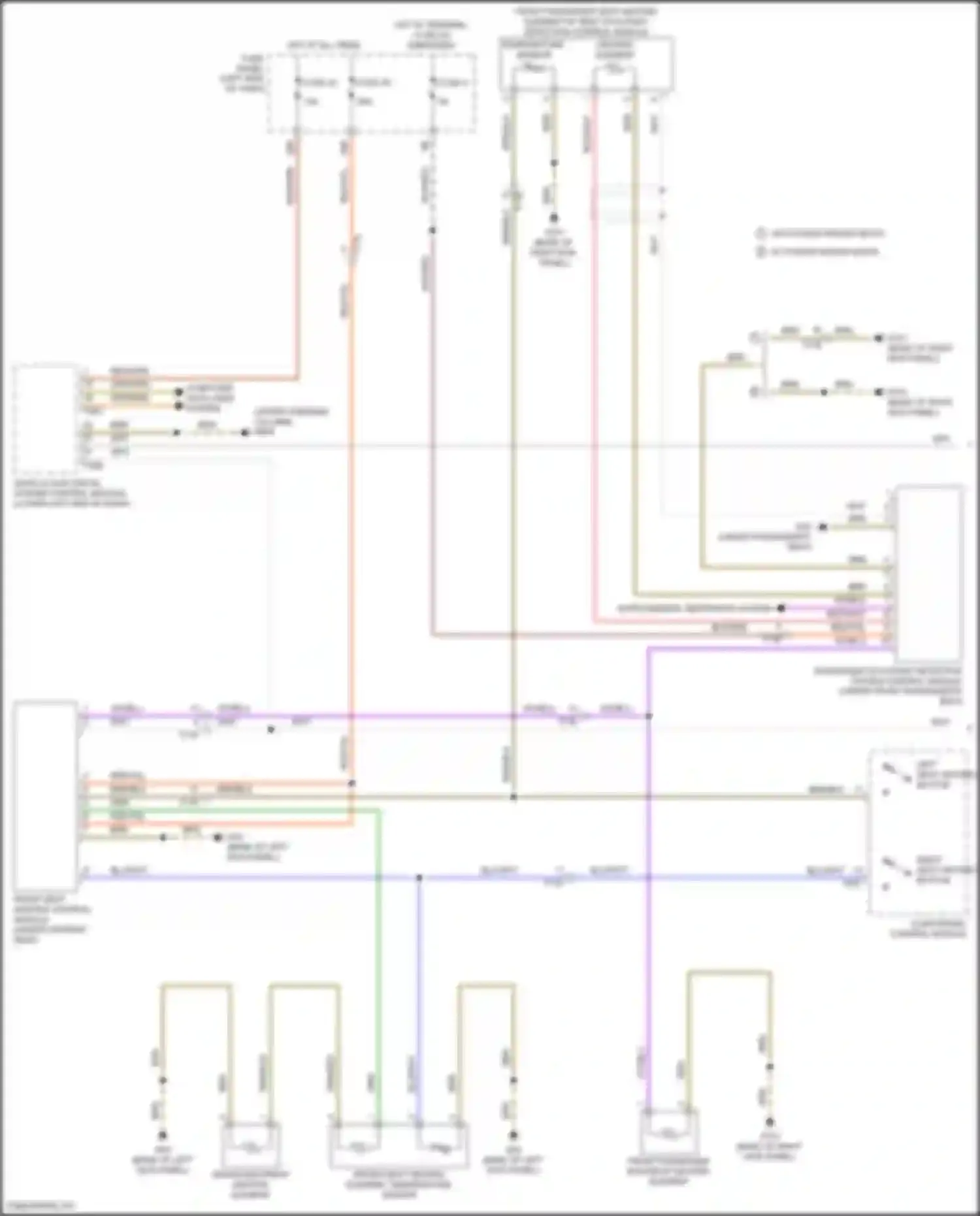 Wiring diagram computer data lines system for Volkswagen Passat (North America) I facelift (2015-2019) (1 of 73)