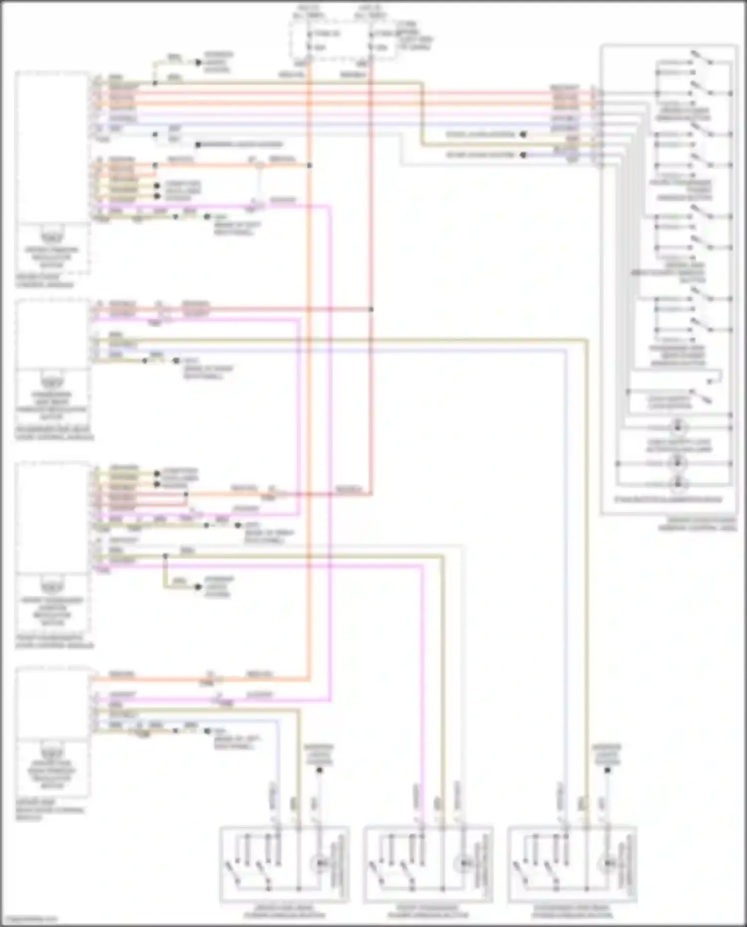 Wiring diagram computer data lines system for Volkswagen Passat (North America) I facelift (2015-2019) (39 of 73)