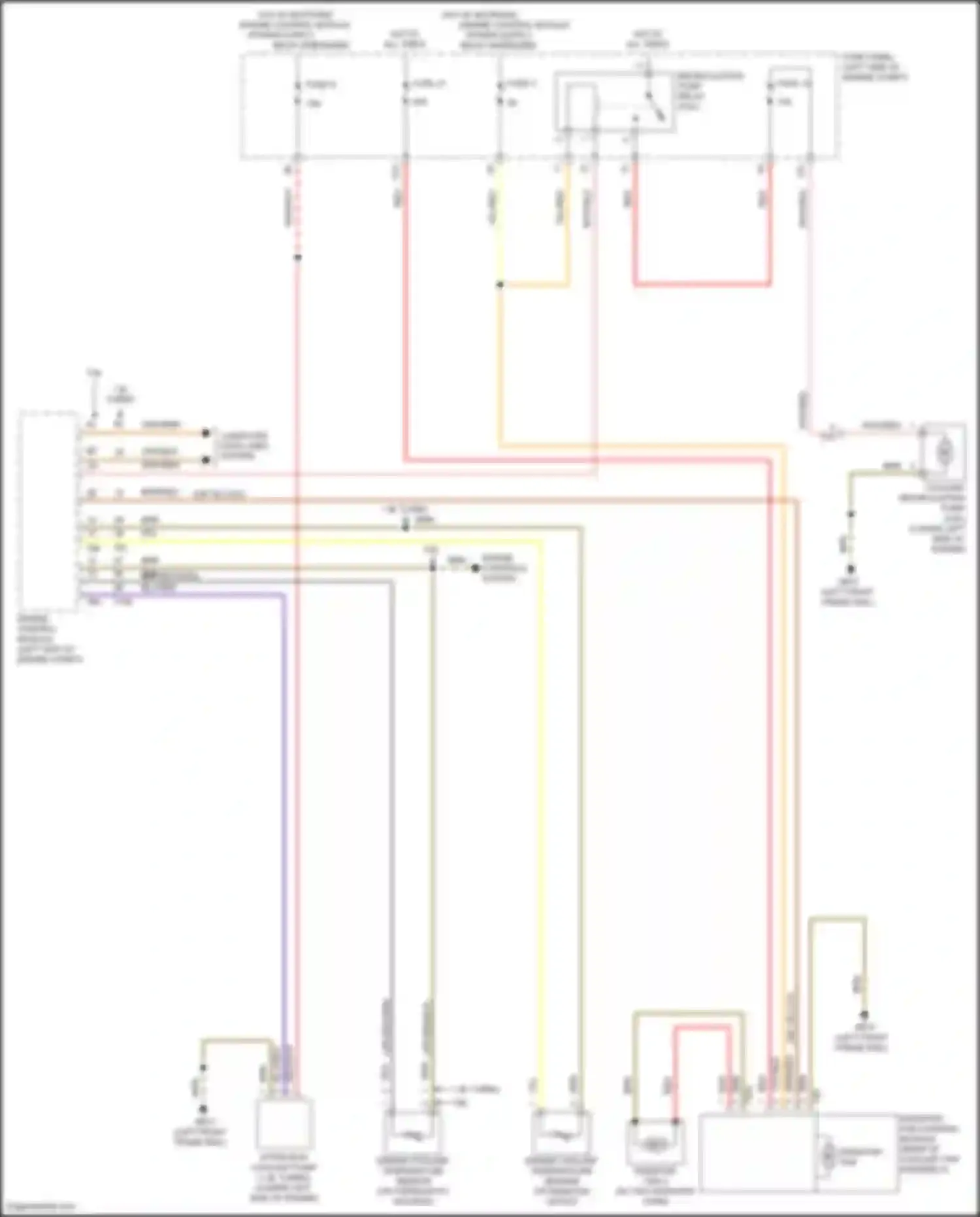 Wiring diagram computer data lines system for Volkswagen Passat (North America) I facelift (2015-2019) (65 of 73)