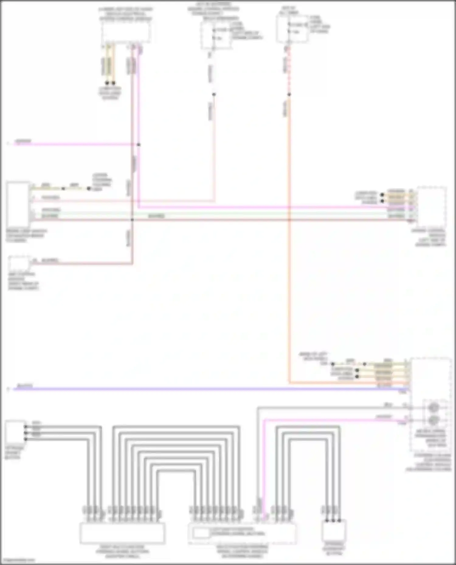 Wiring diagram computer data lines system for Volkswagen Passat (North America) I facelift (2015-2019) (53 of 73)