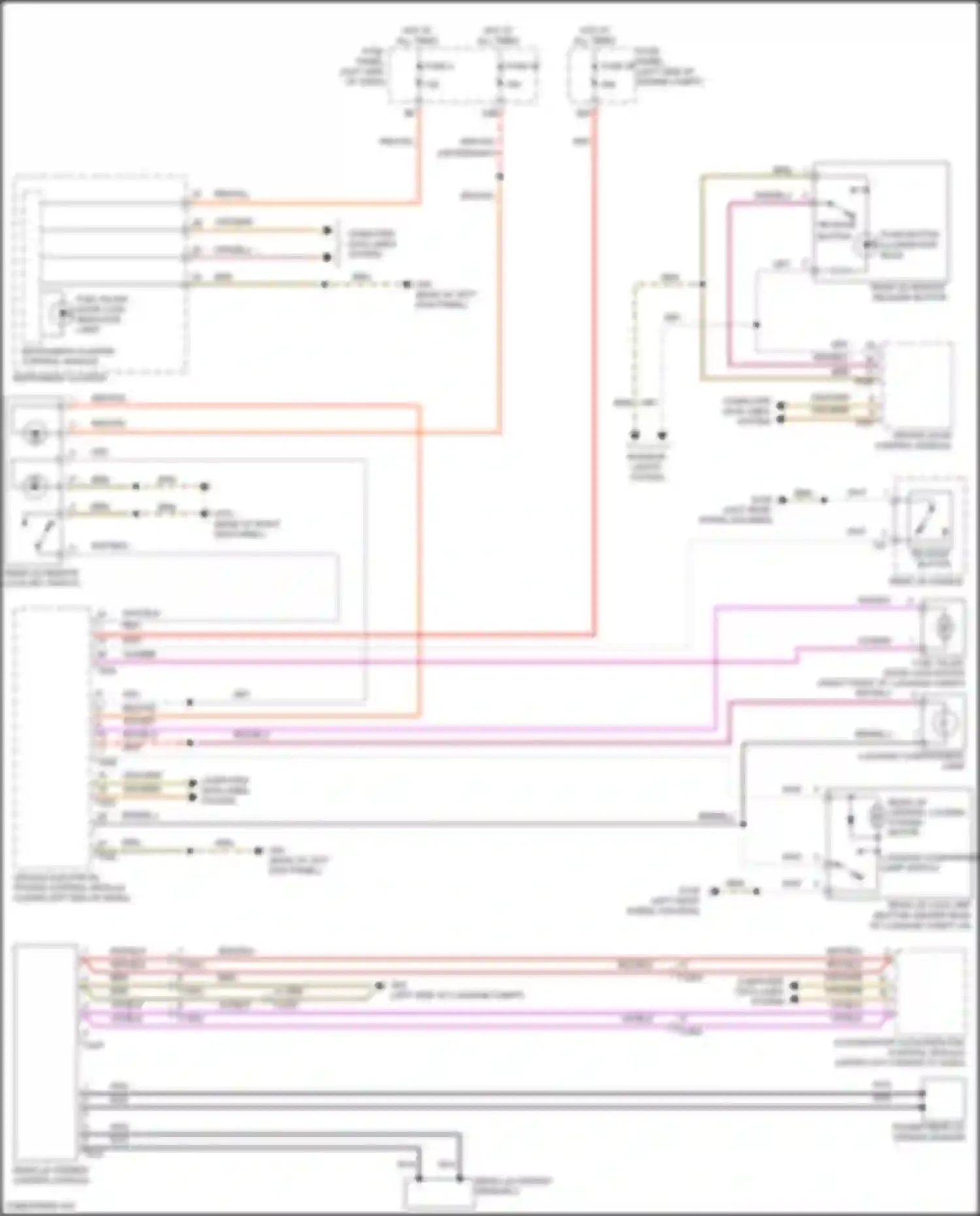 Wiring diagram computer data lines system for Volkswagen Passat (North America) I facelift (2015-2019) (40 of 73)