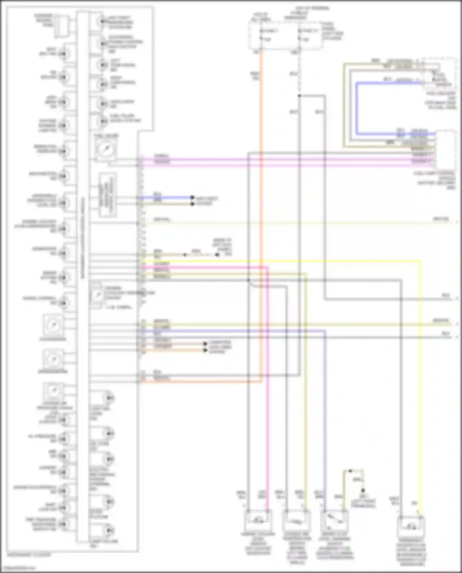Wiring diagram computer data lines system for Volkswagen Passat (North America) I facelift (2015-2019) (37 of 73)