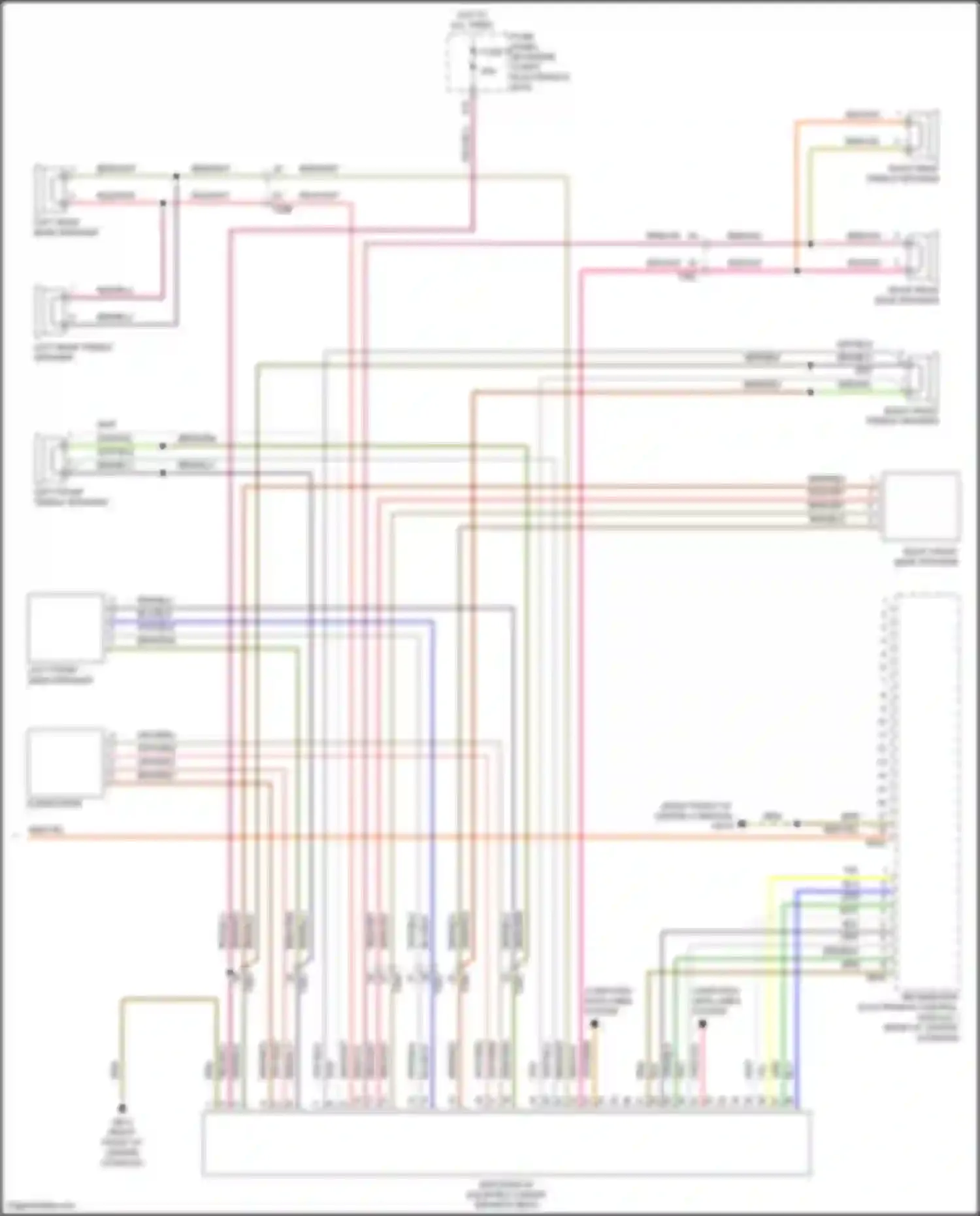 Wiring diagram computer data lines system for Volkswagen Passat (North America) I facelift (2015-2019) (59 of 73)