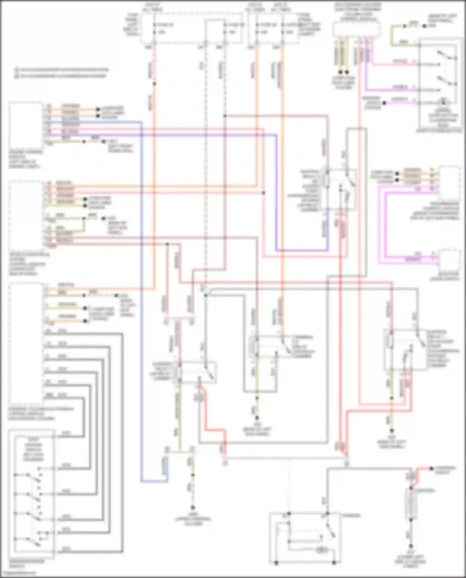 Wiring diagram computer data lines system for Volkswagen Passat (North America) I facelift (2015-2019) (62 of 73)
