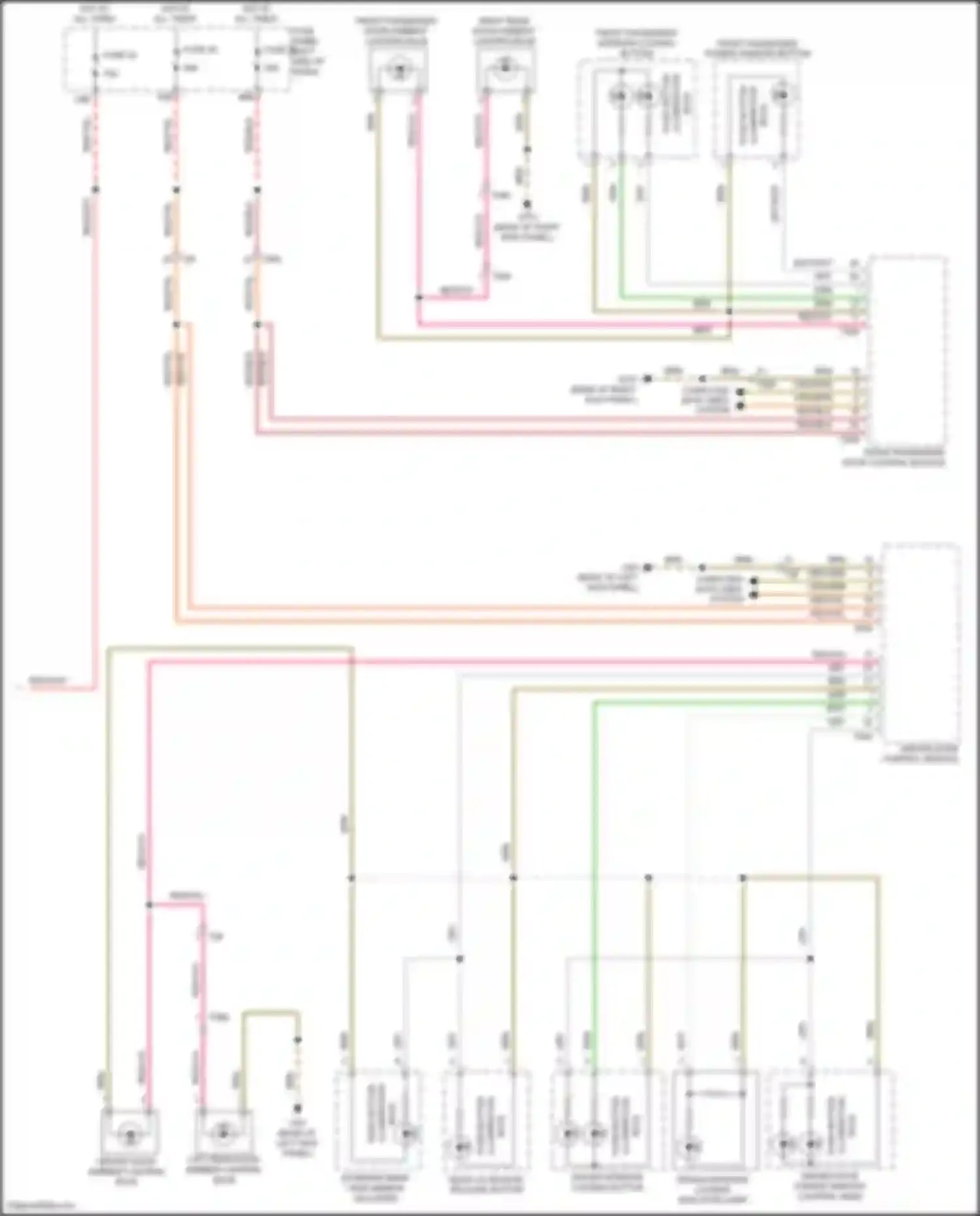 Wiring diagram computer data lines system for Volkswagen Passat (North America) I facelift (2015-2019) (19 of 73)