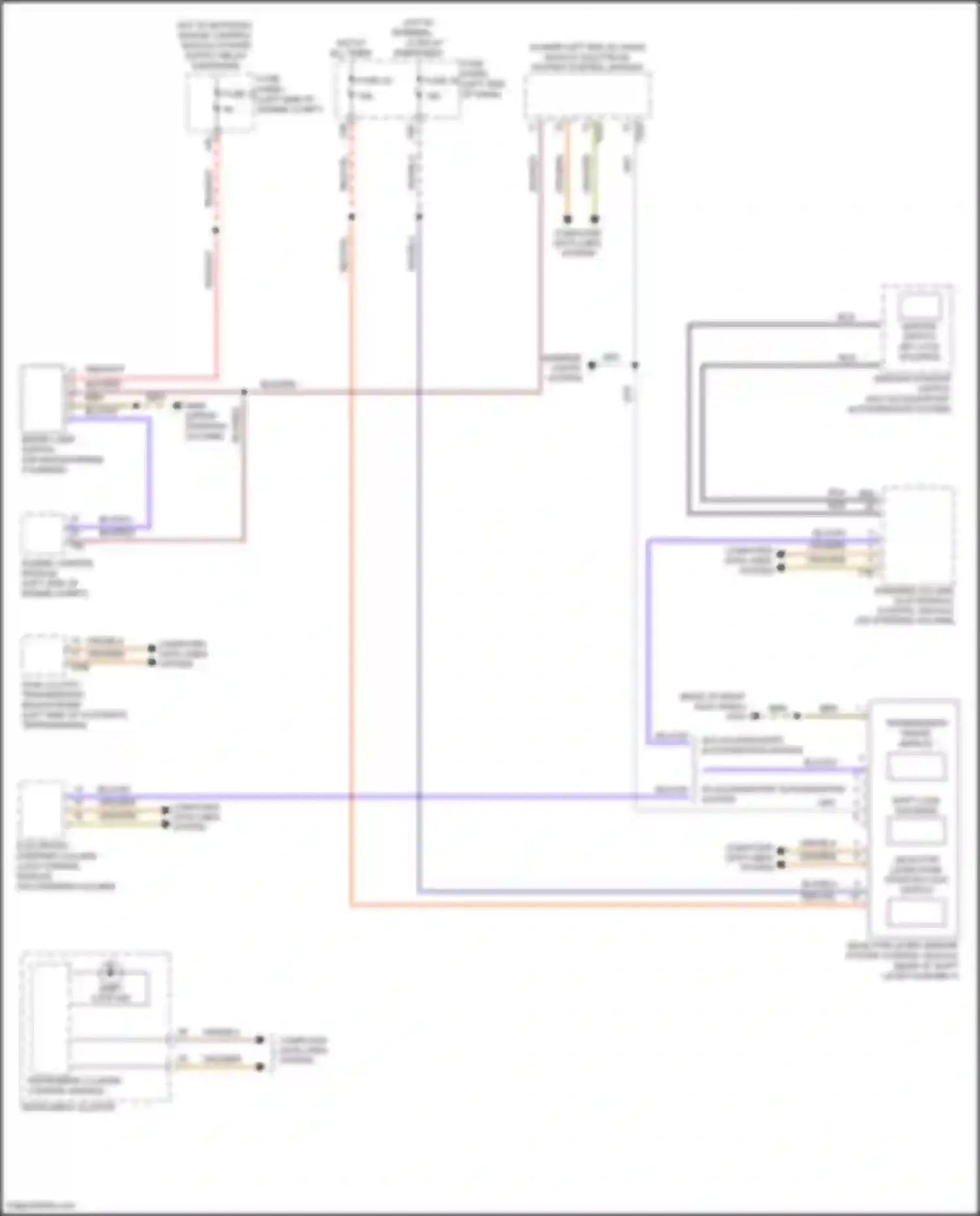 Wiring diagram steering column electronics control module for Volkswagen Passat (North America) I facelift (2015-2019) (13 of 20)