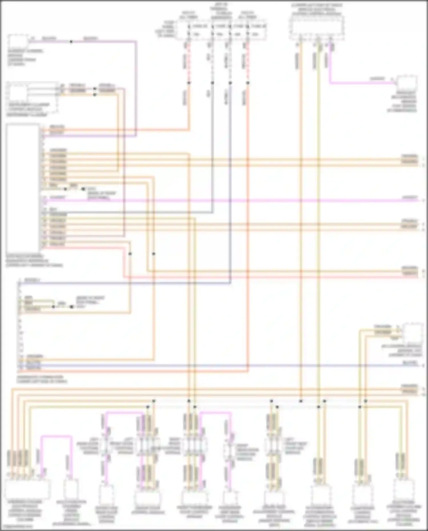 Passat (North America) Volkswagen II (2019-2022): Computer data lines circuit (1 of 2)