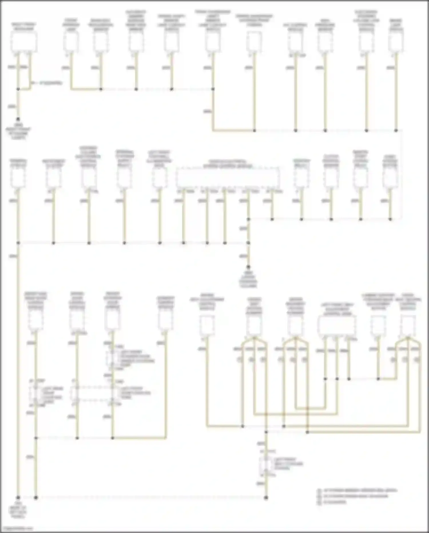 Passat (North America) Volkswagen II (2019-2022): Ground distribution circuit (2 of 4)