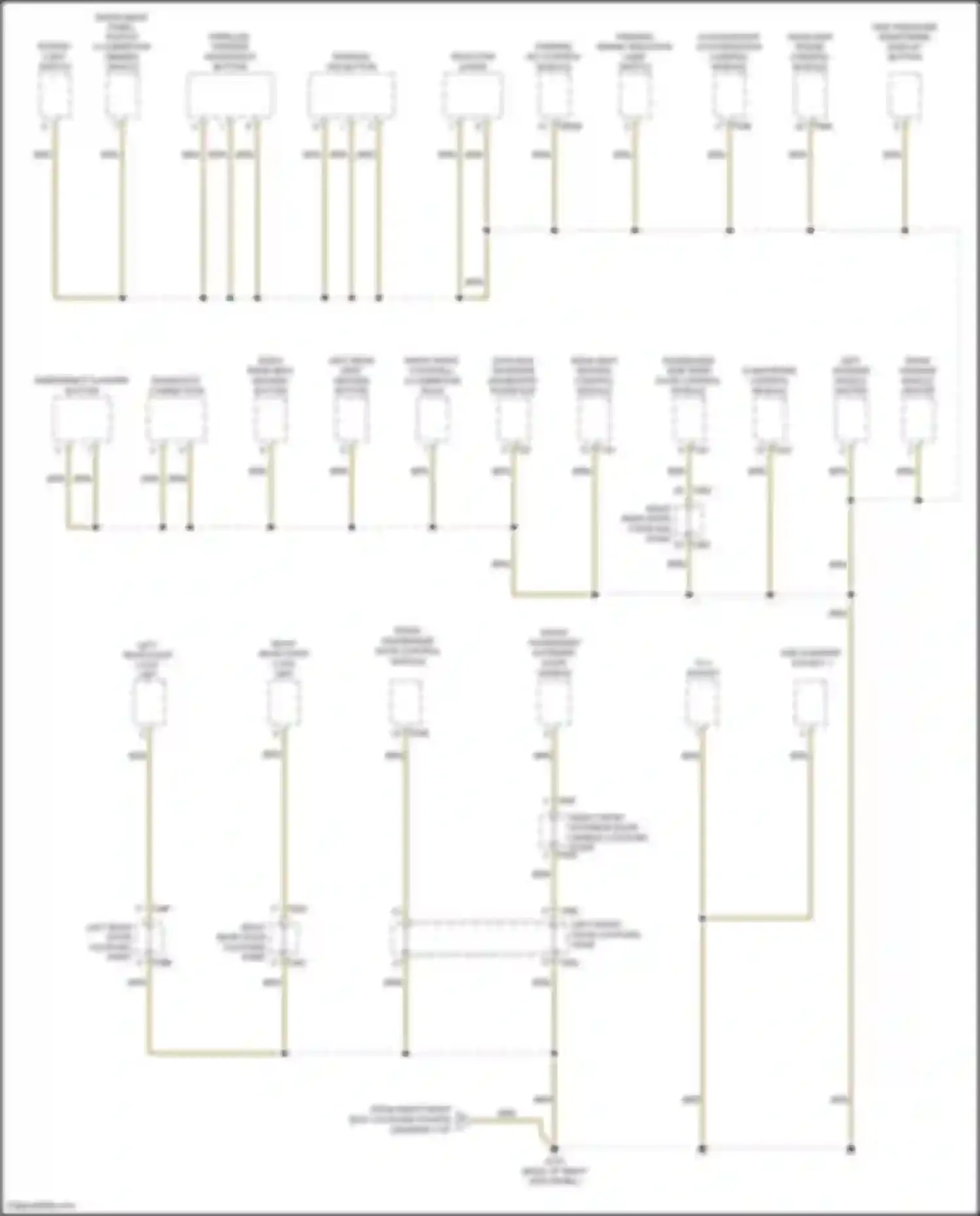 Passat (North America) Volkswagen II (2019-2022): Ground distribution circuit (4 of 4)