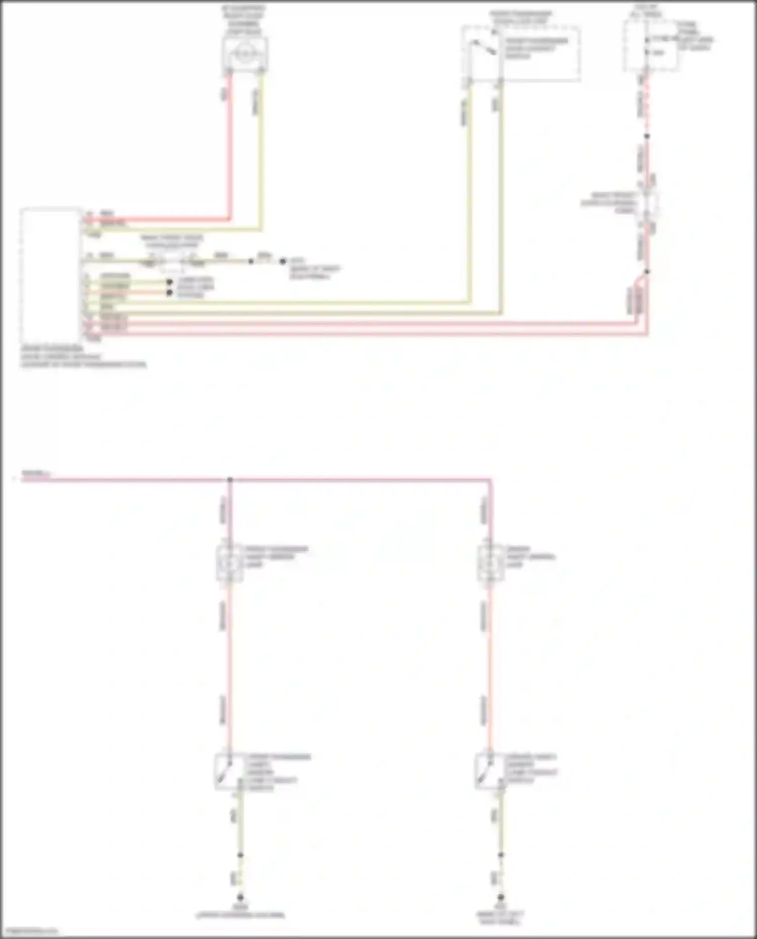 Passat (North America) Volkswagen II (2019-2022): Courtesy lamps circuit (3 of 3)