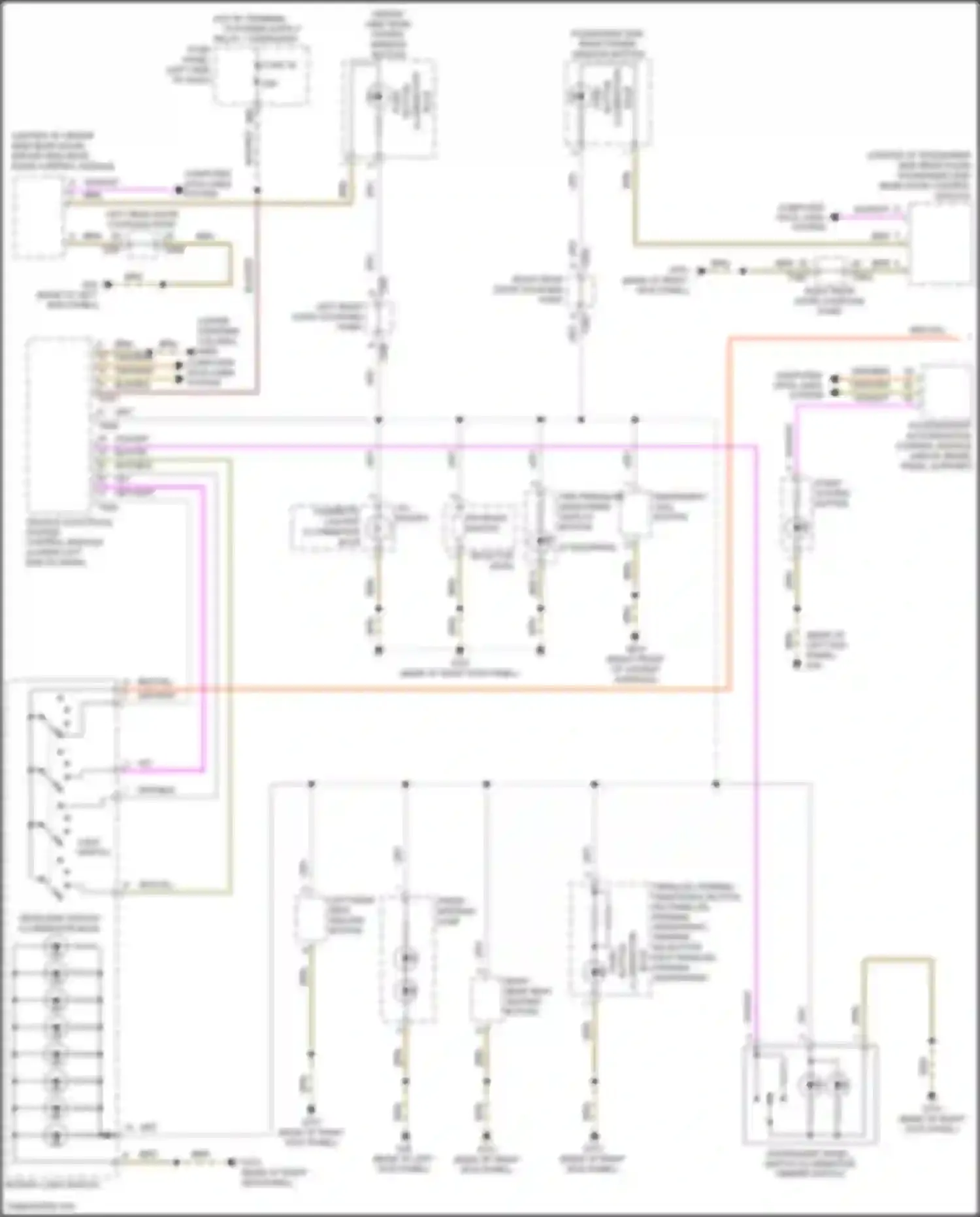 Passat (North America) Volkswagen II (2019-2022): Instrument illumination circuit (1 of 2)
