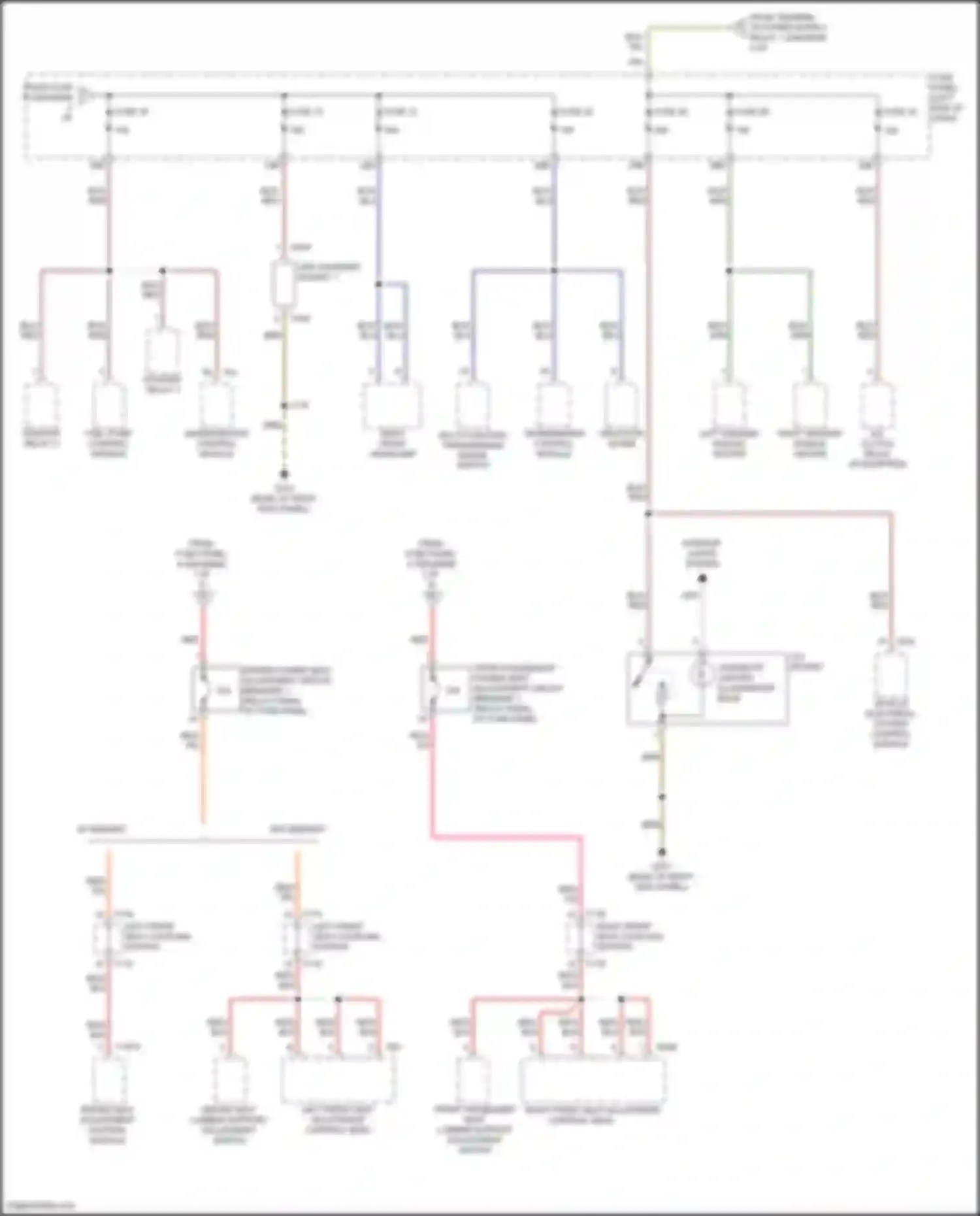 Passat (North America) Volkswagen II (2019-2022): Power distribution circuit (3 of 5)