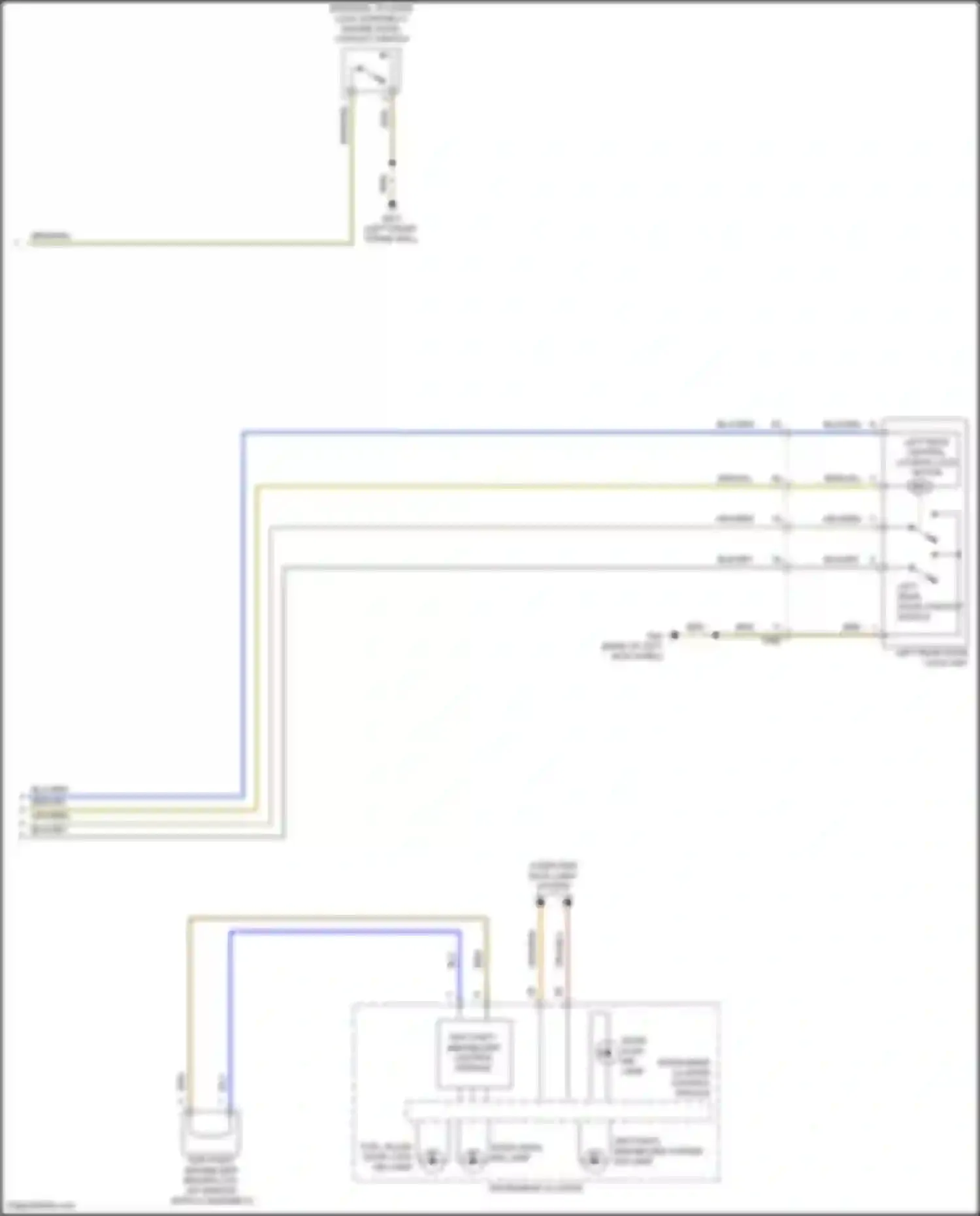 Passat (North America) Volkswagen II (2019-2022): Power door locks circuit (3 of 3)