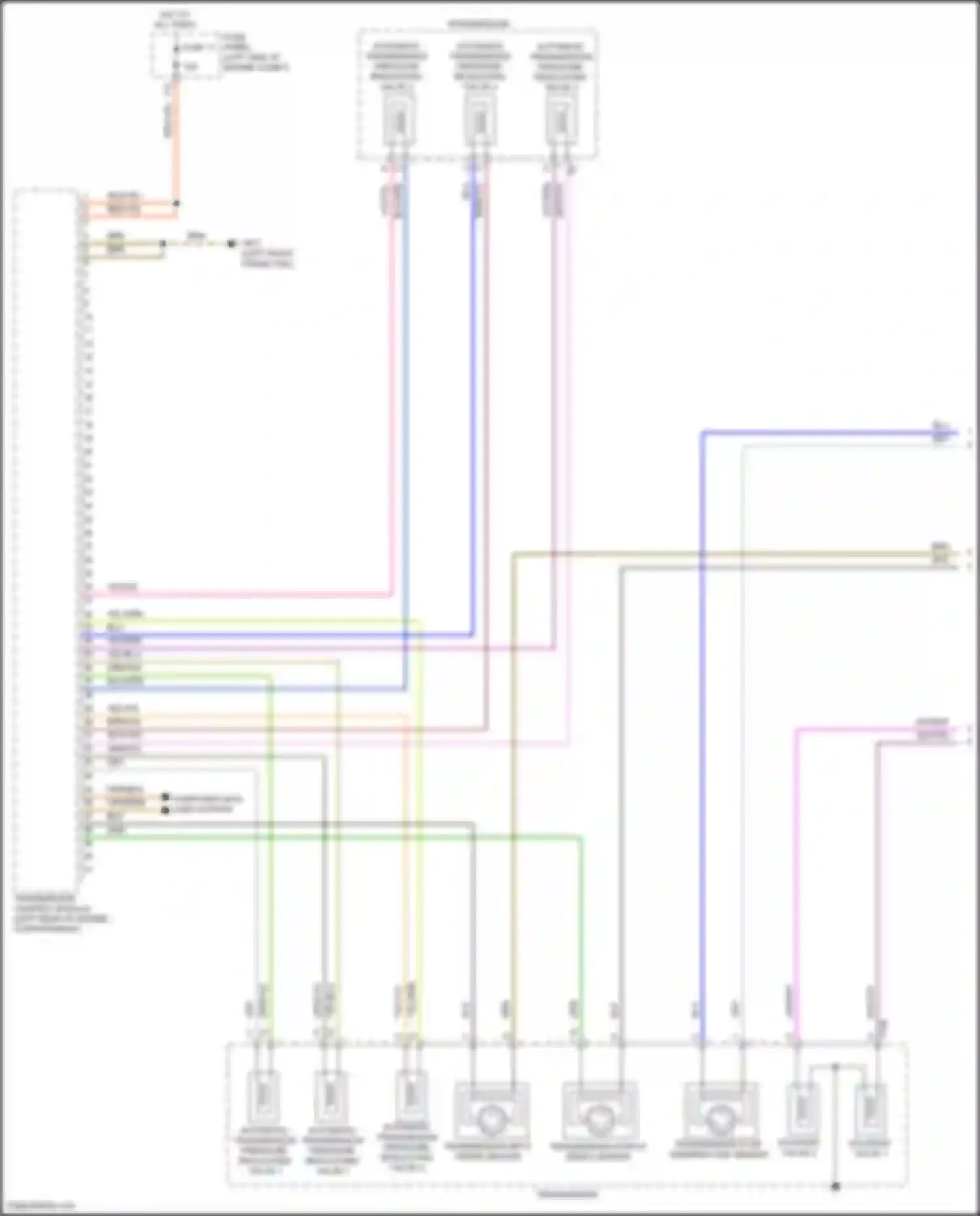 Passat (North America) Volkswagen II (2019-2022): Transmission circuit (1 of 3)