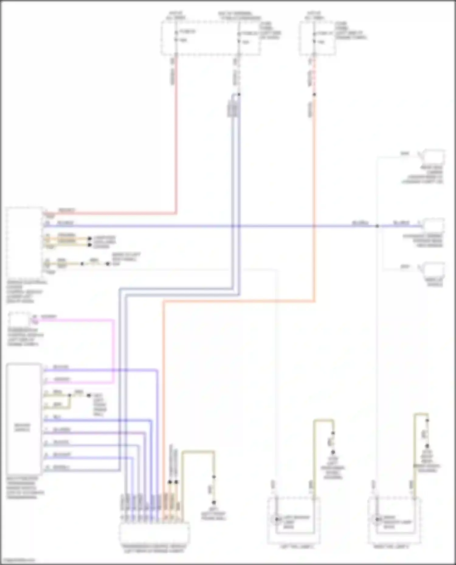 Wiring diagram computer data lines system for Volkswagen Passat (North America) II (2019-2022) (21 of 64)