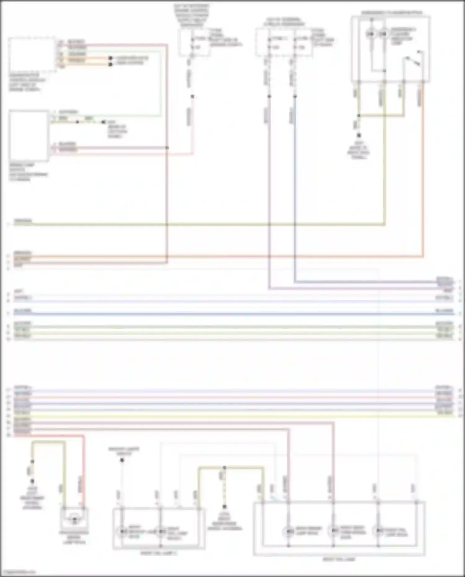 Wiring diagram computer data lines system for Volkswagen Passat (North America) II (2019-2022) (33 of 64)