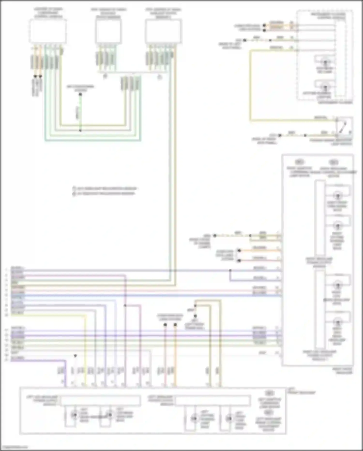 Wiring diagram computer data lines system for Volkswagen Passat (North America) II (2019-2022) (9 of 64)