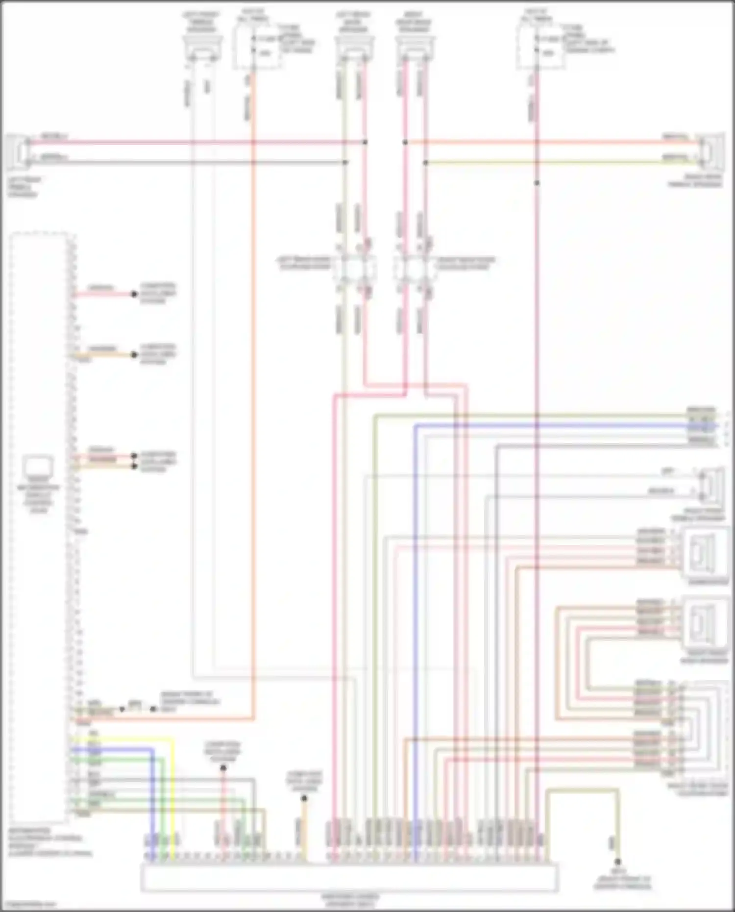 Wiring diagram information electronics control module 1 for Volkswagen Passat (North America) II (2019-2022) (5 of 14)