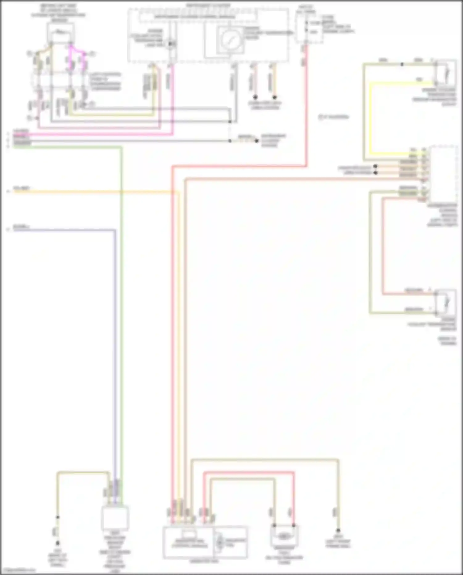 Wiring diagram instrument cluster control module for Volkswagen Passat (North America) II (2019-2022) (3 of 18)