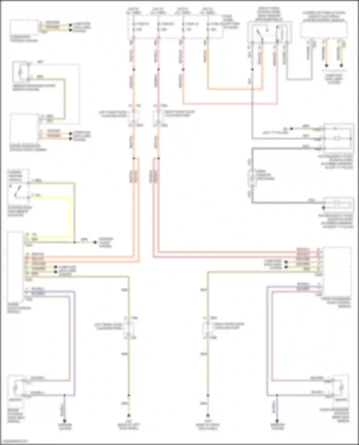 Wiring diagram rear window defogger relay for Volkswagen Passat (North America) II (2019-2022) (1 of 2)