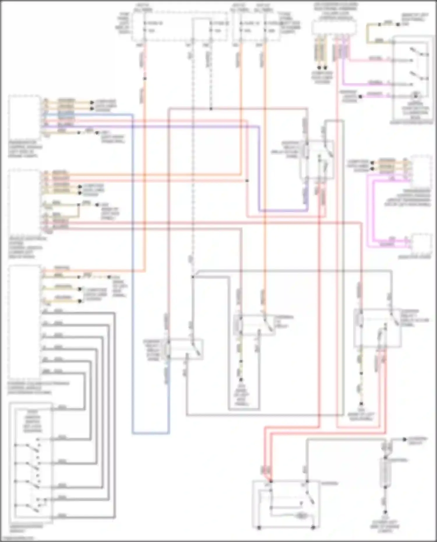 Wiring diagram steering column electronics control module for Volkswagen Passat (North America) II (2019-2022) (13 of 16)