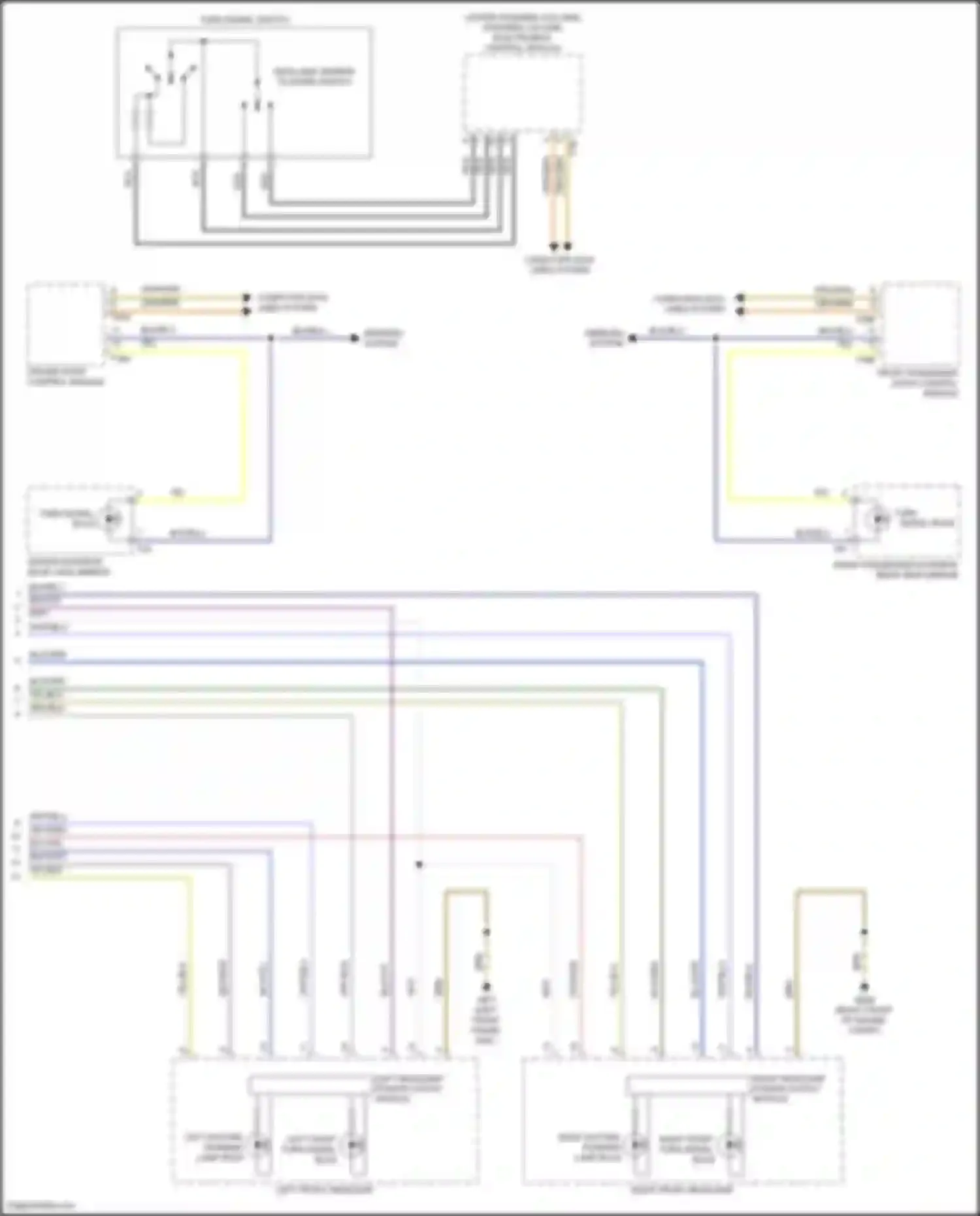 Wiring diagram steering column electronics control module for Volkswagen Passat (North America) II (2019-2022) (5 of 16)