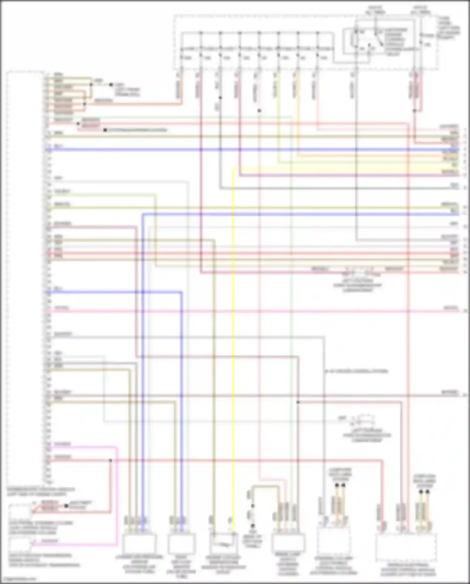 Wiring diagram steering column electronics control module for Volkswagen Passat (North America) II (2019-2022) (16 of 16)