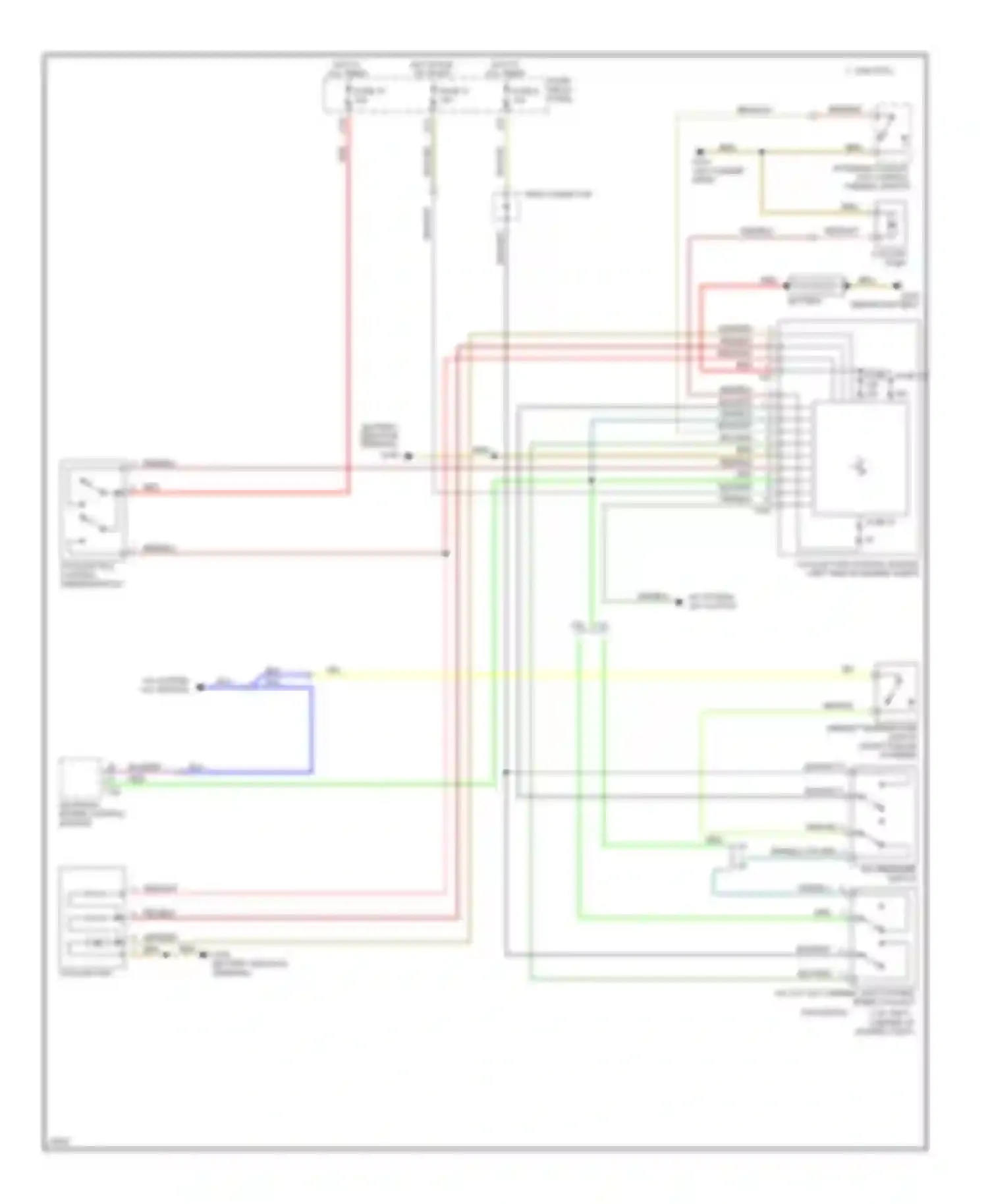 Wiring diagram fuse 19 for Volkswagen Passat B4 (1993-1997) (1 of 3)