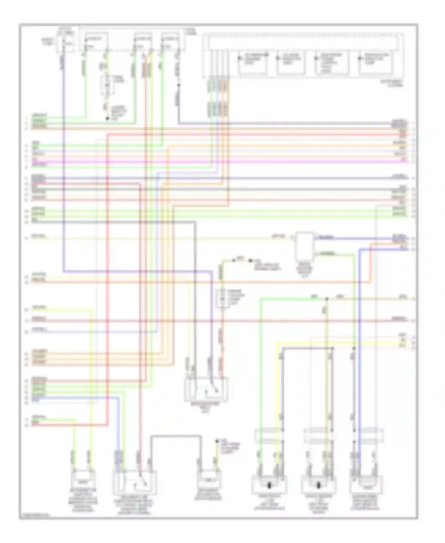 Passat Volkswagen B5 facelift (2000-2005): Wiring diagram engine performance 1.8l turbo (2 of 3)