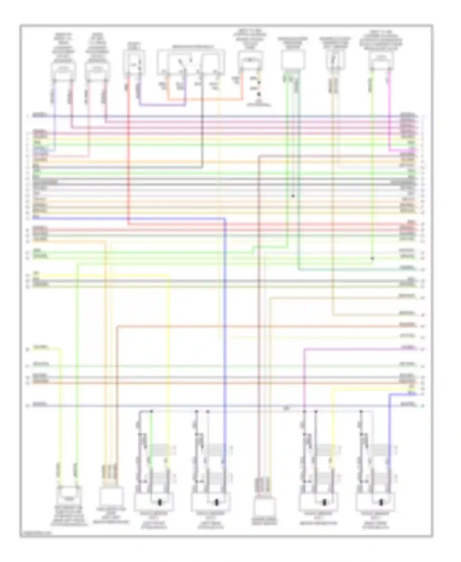 Passat Volkswagen B5 facelift (2000-2005): Wiring diagram engine performance 4.0l (2 of 6)