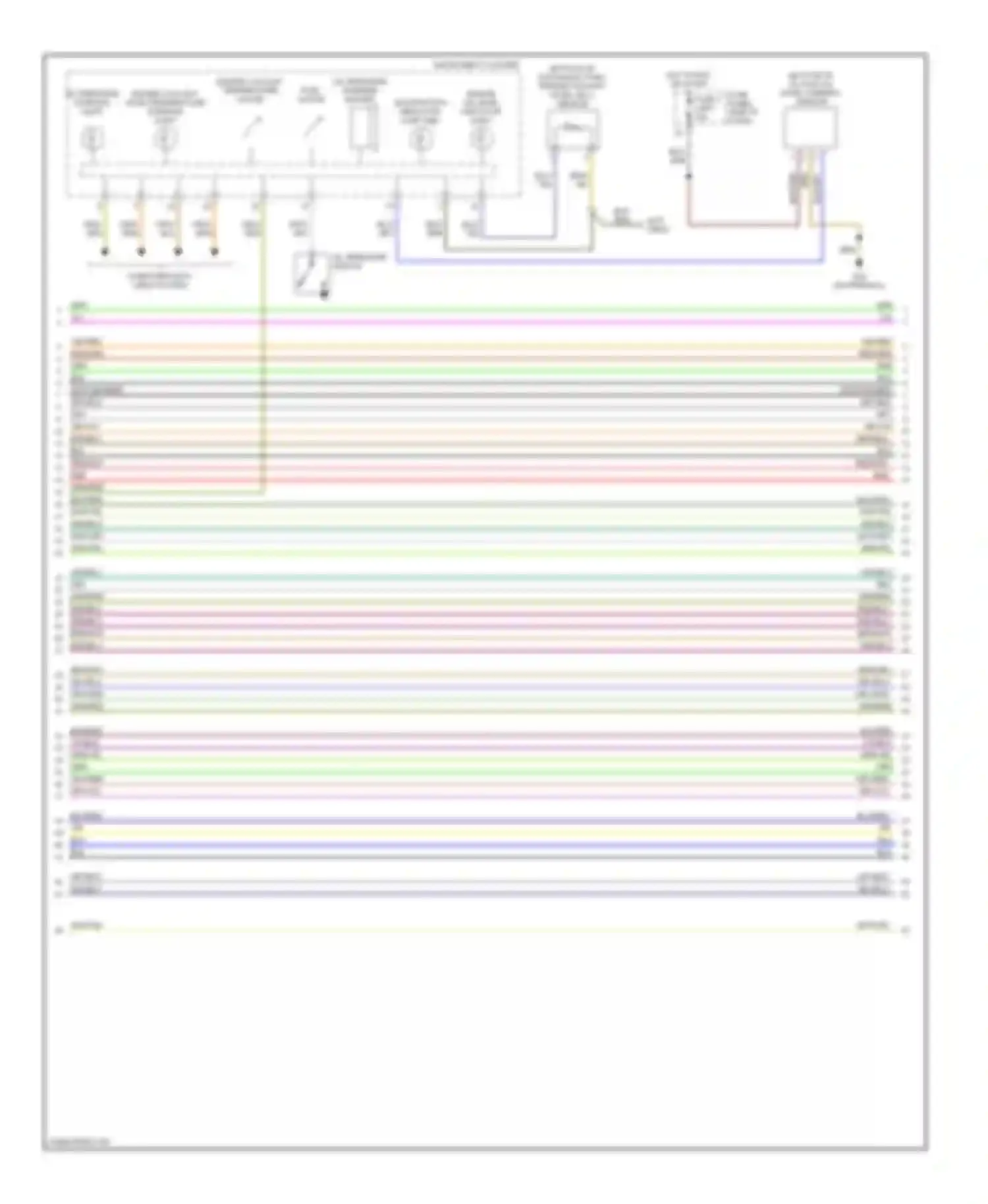 Passat Volkswagen B5 facelift (2000-2005): Wiring diagram engine performance 4.0l (5 of 6)